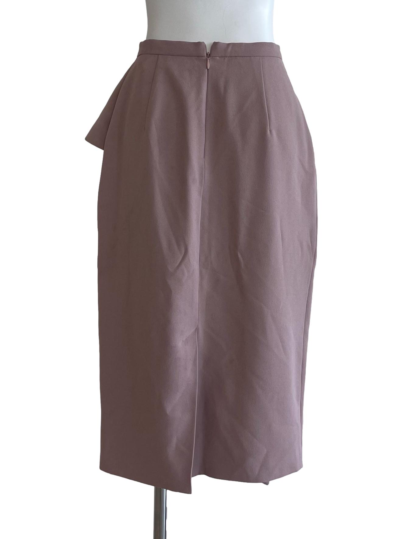 Dusty Pink Ruffle Skirt