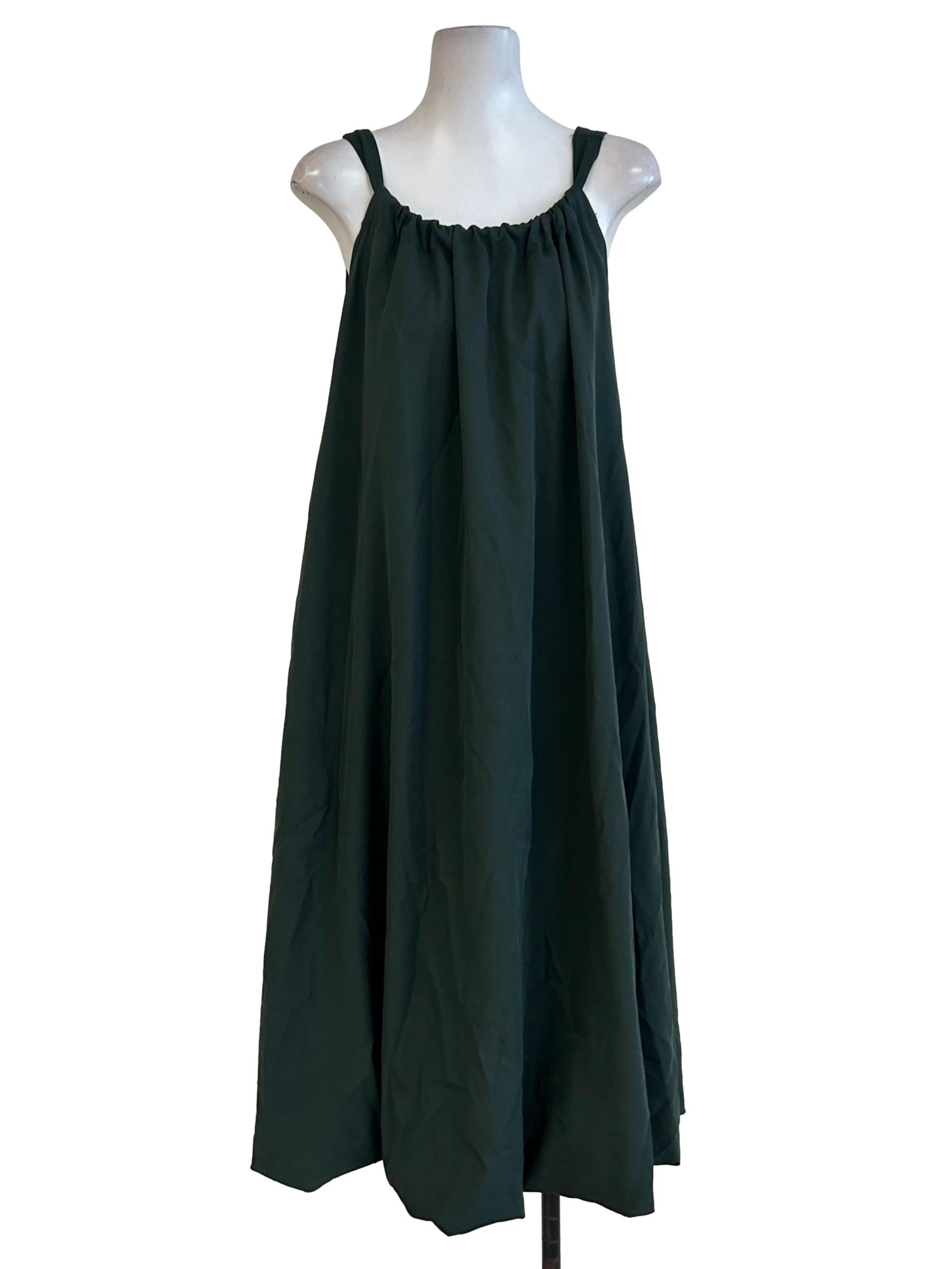 Basil Green Halter Dress