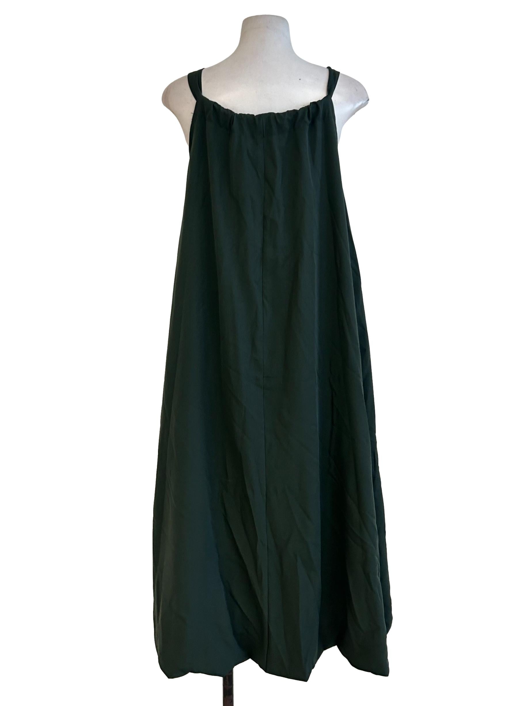 Basil Green Halter Dress