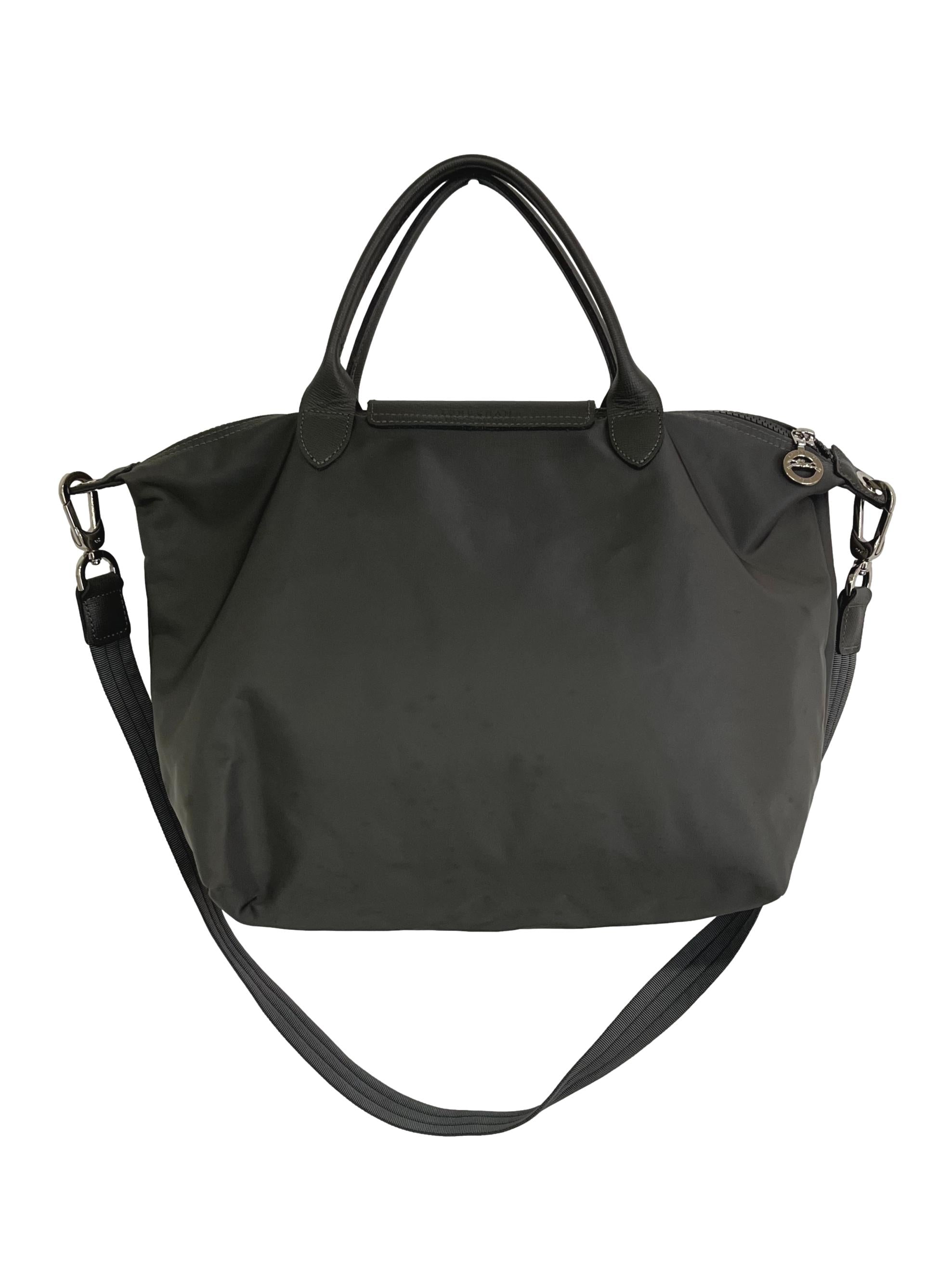 Fossil Grey Le Pliage Tote Bag