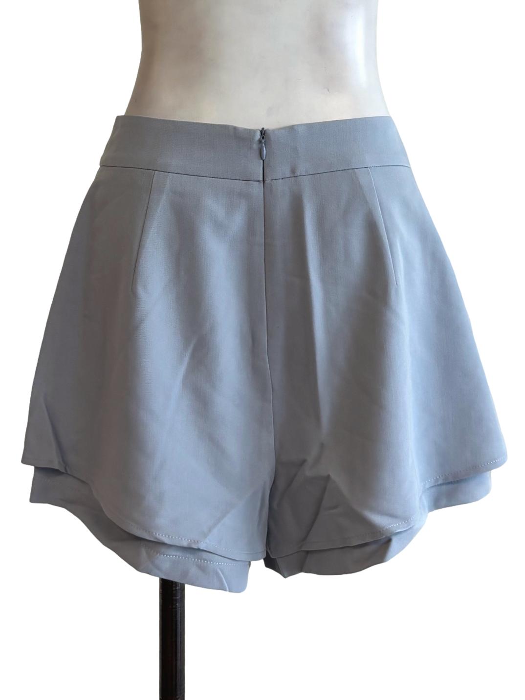 Baby Blue Layered Shorts