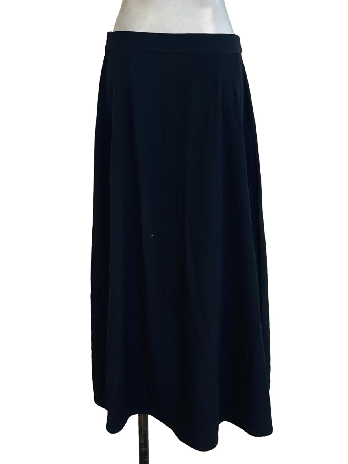 Dark Blue A-Line Skirt