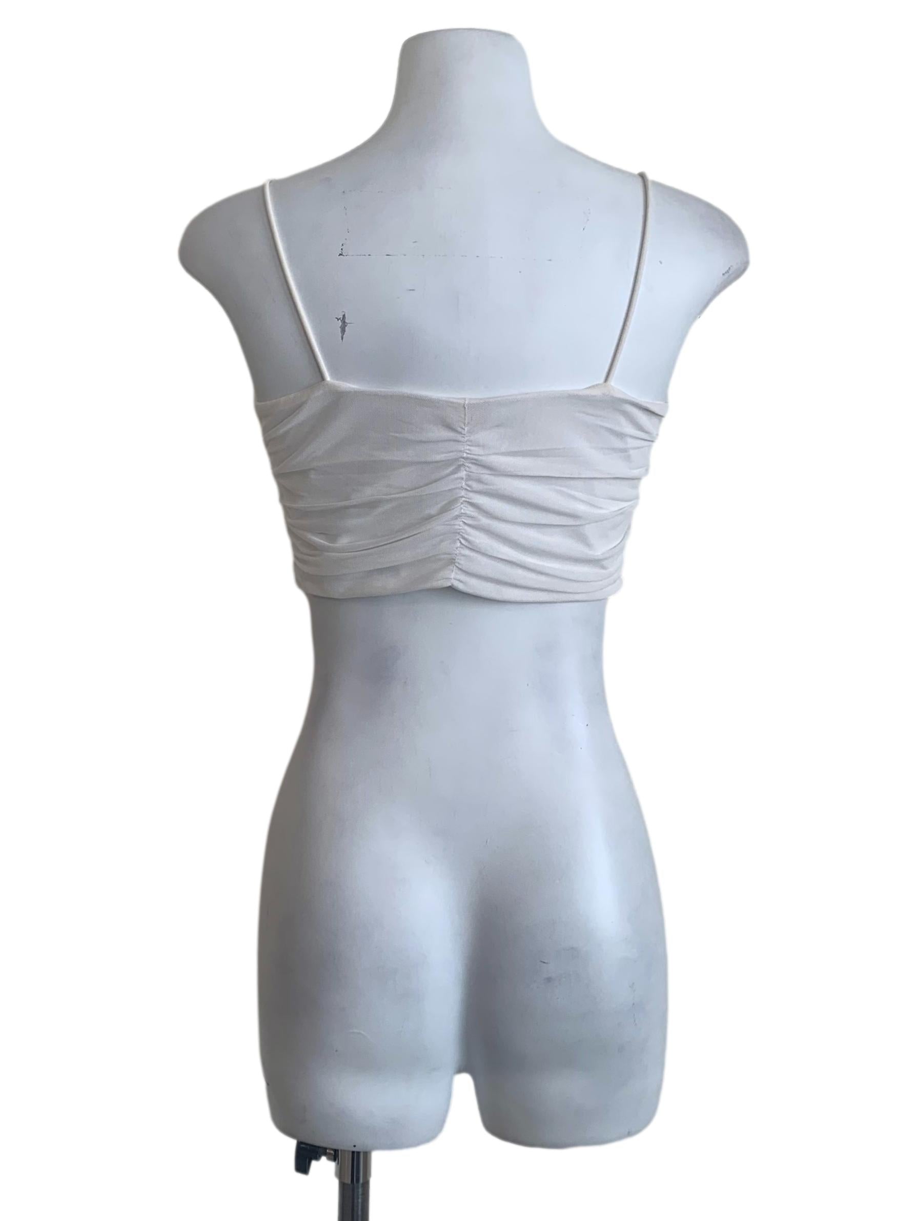 Daisy White Tank Top
