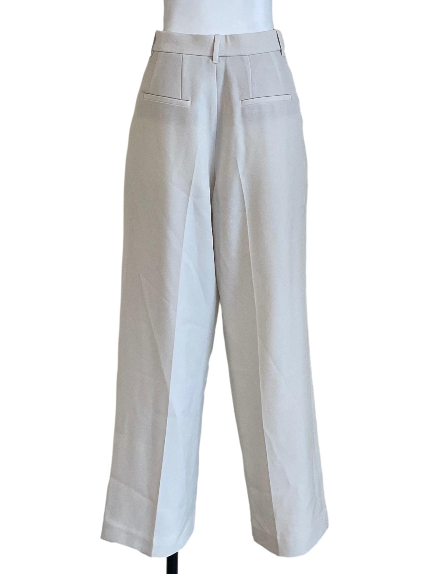 White Baggy Formal Pants LB