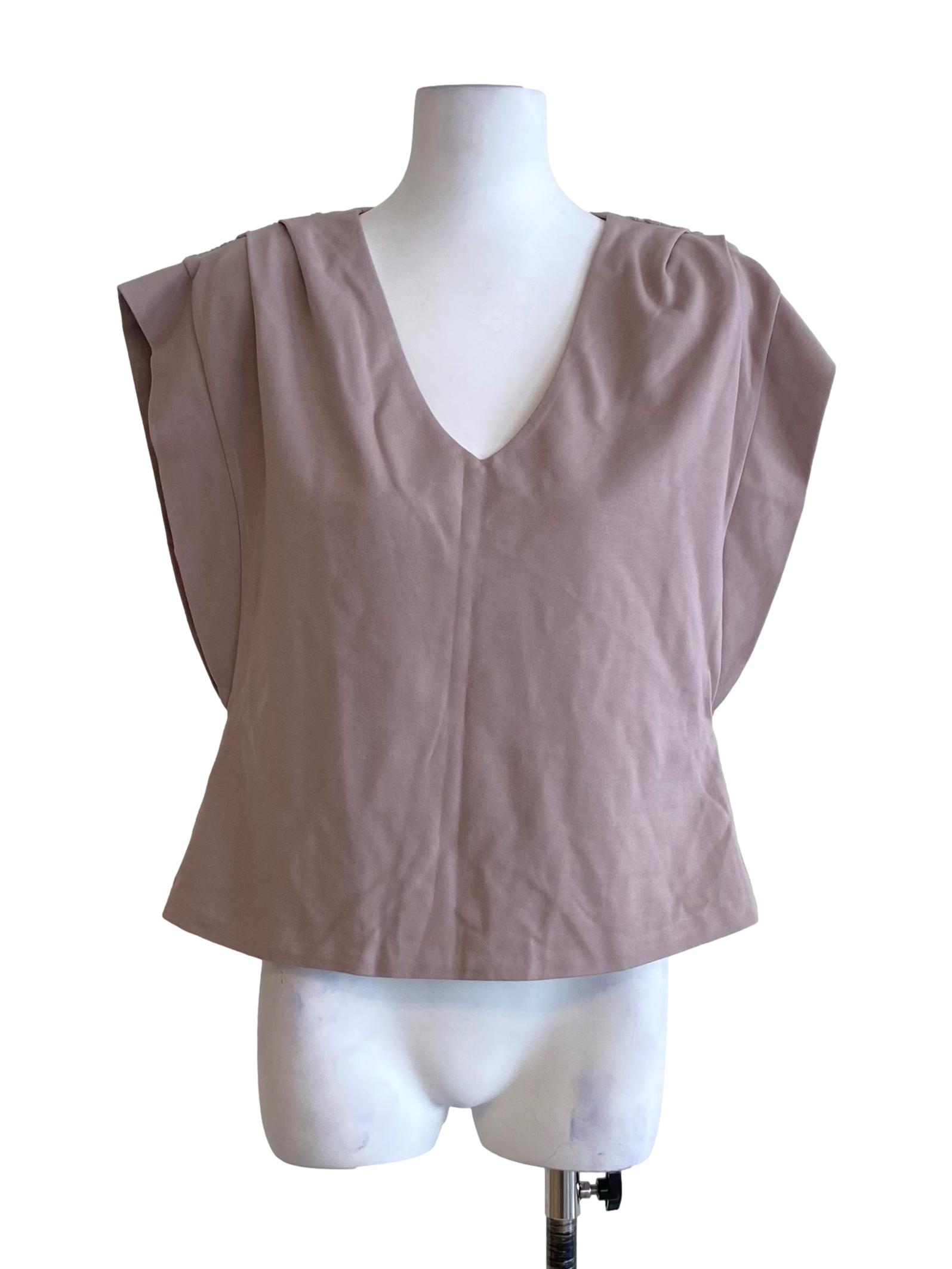 Thistle Purple V-Neck Flat Shirt