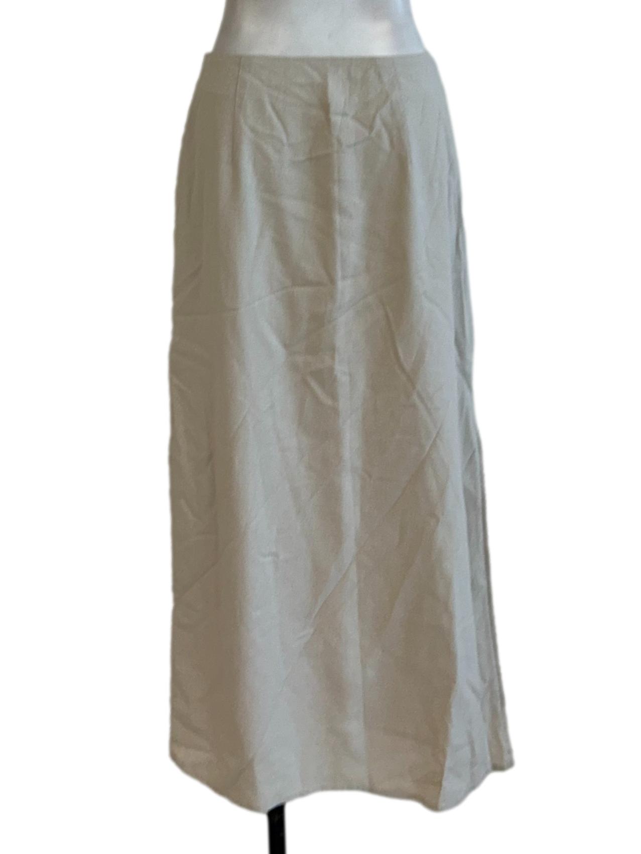 Beige Slit Skirts