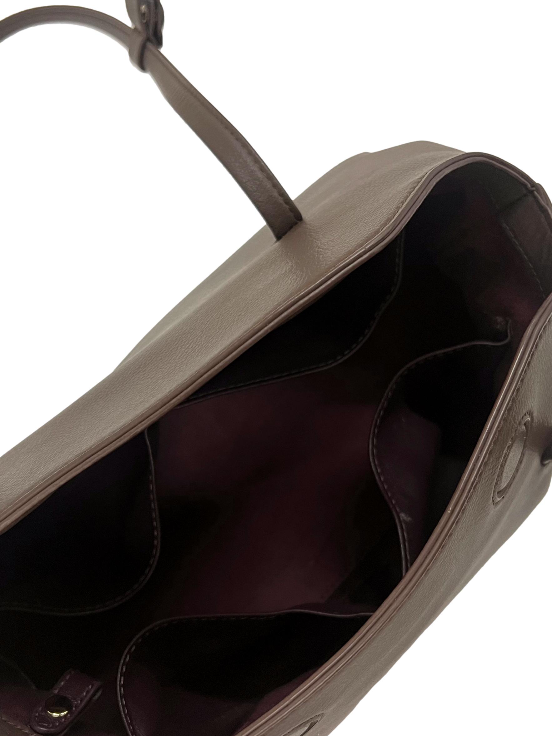 Brown Pu Chrystie Bag Shoulder Bag Csn