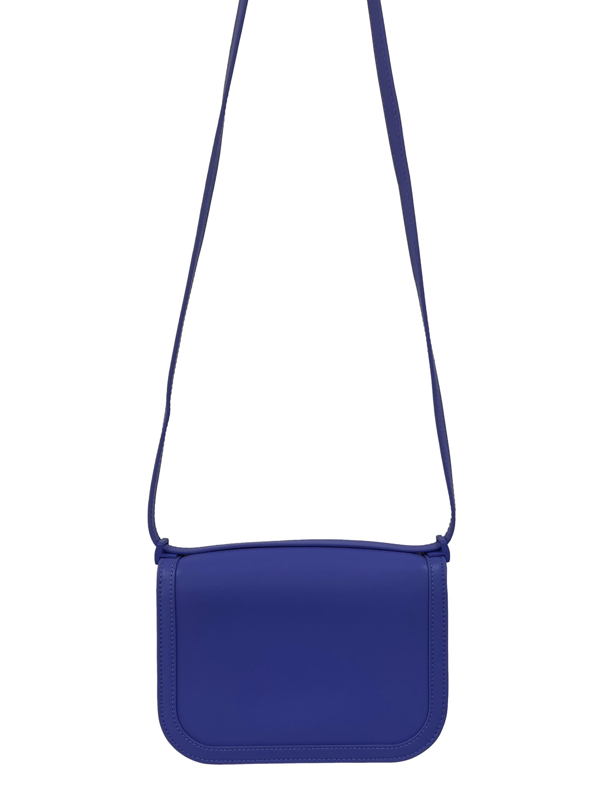 Blue Purple Pu Leather Crossbody Bag Csn