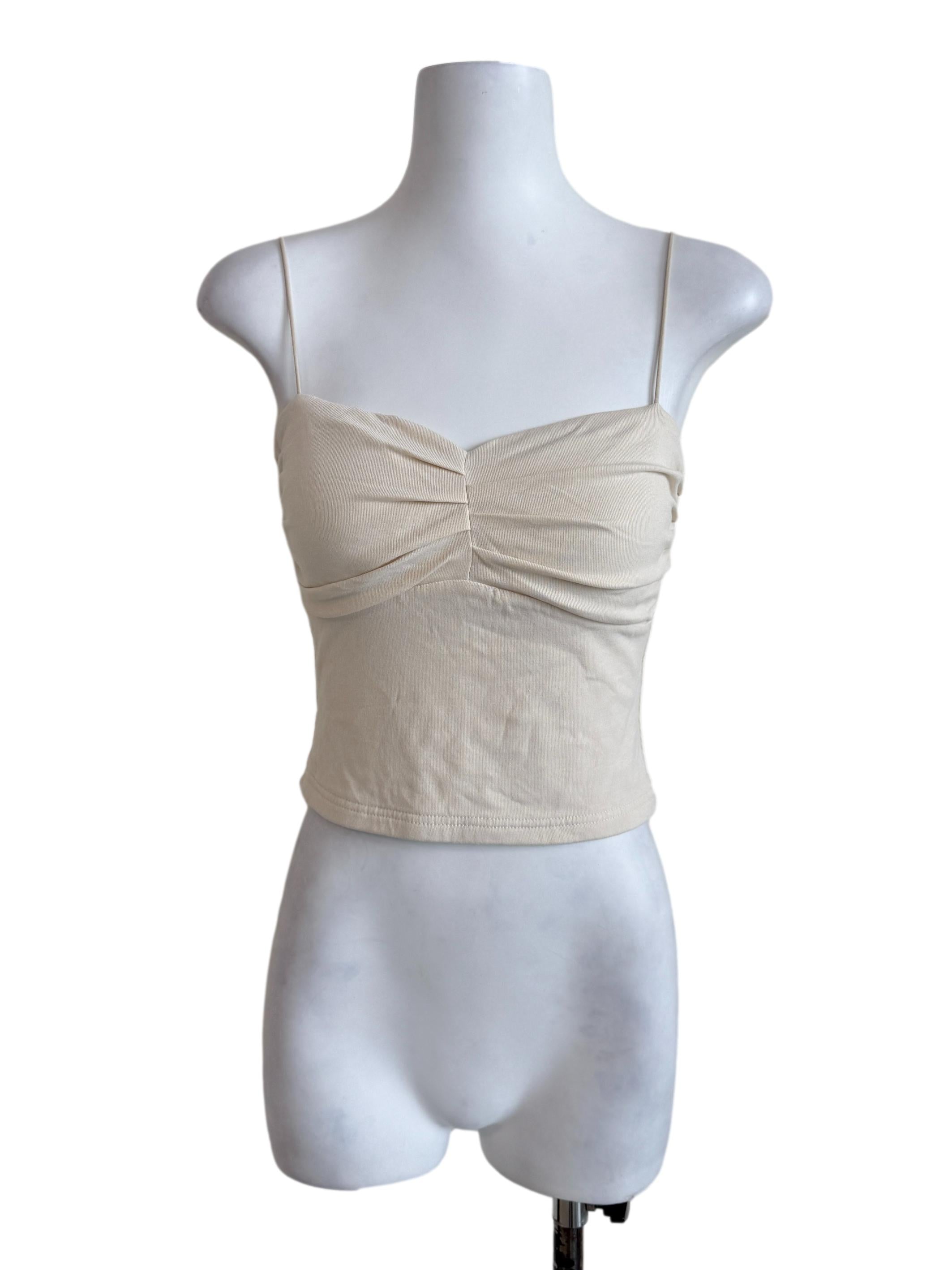 Banana Yellow Spaghetti Strap Top