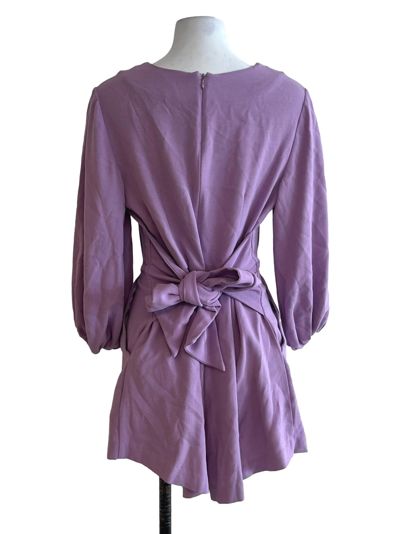 Periwinkle Purple Jewel Neckline Romper