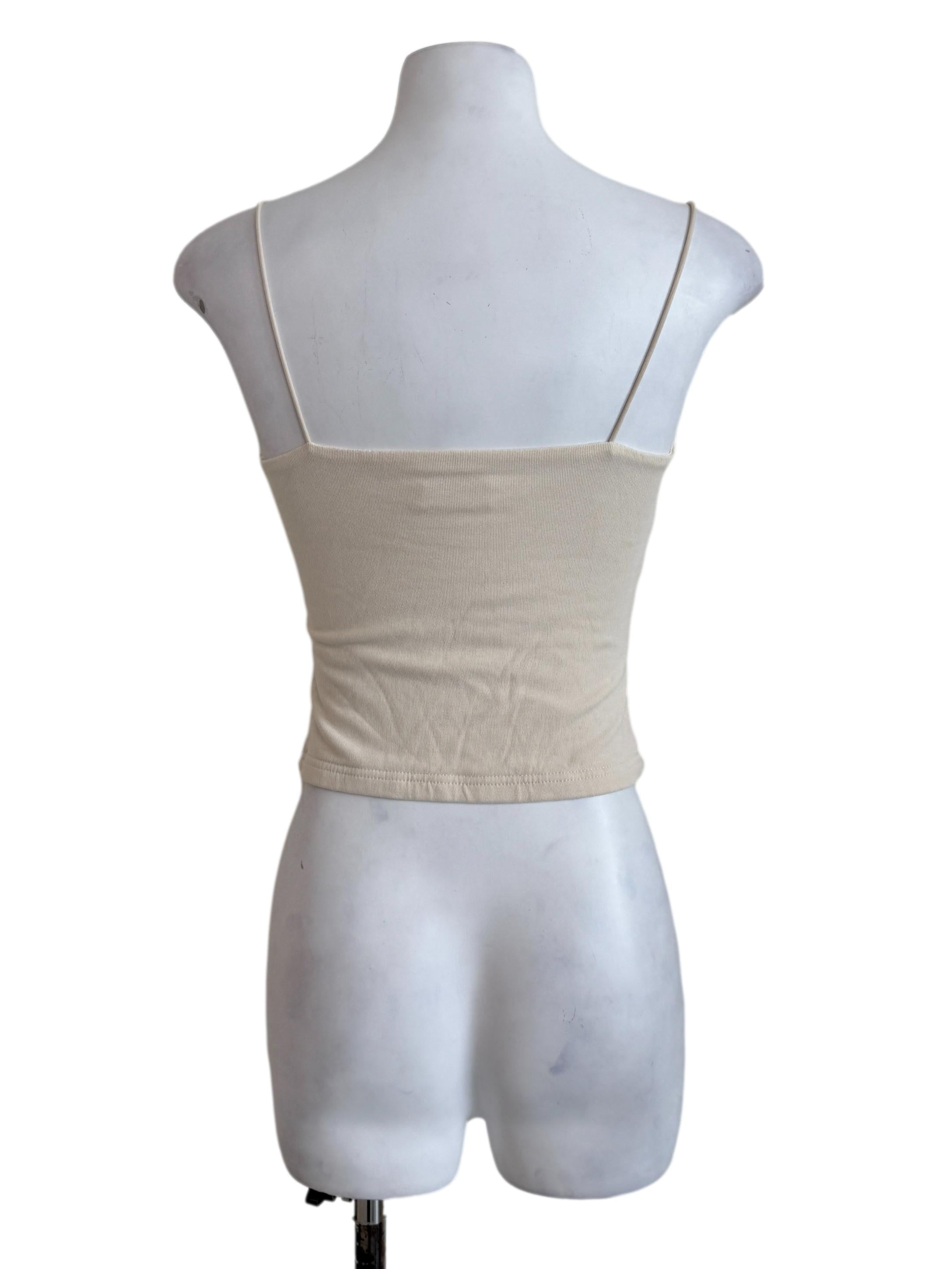 Banana Yellow Spaghetti Strap Top