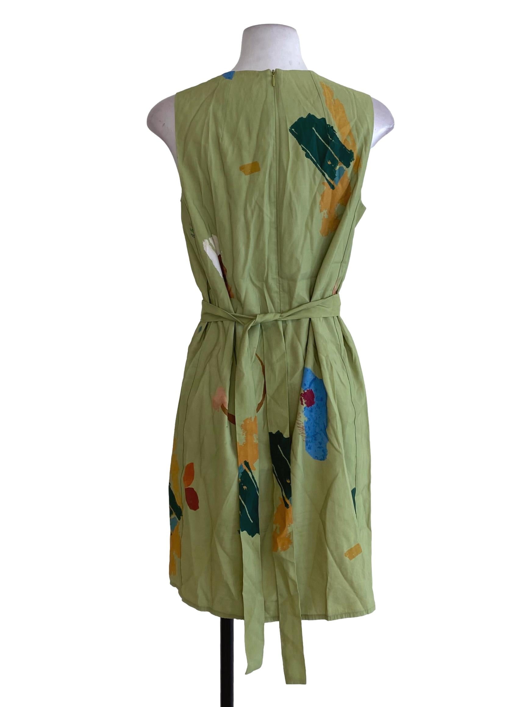 Our Second Nature Fragments Cotton Midi Dress | REFASH