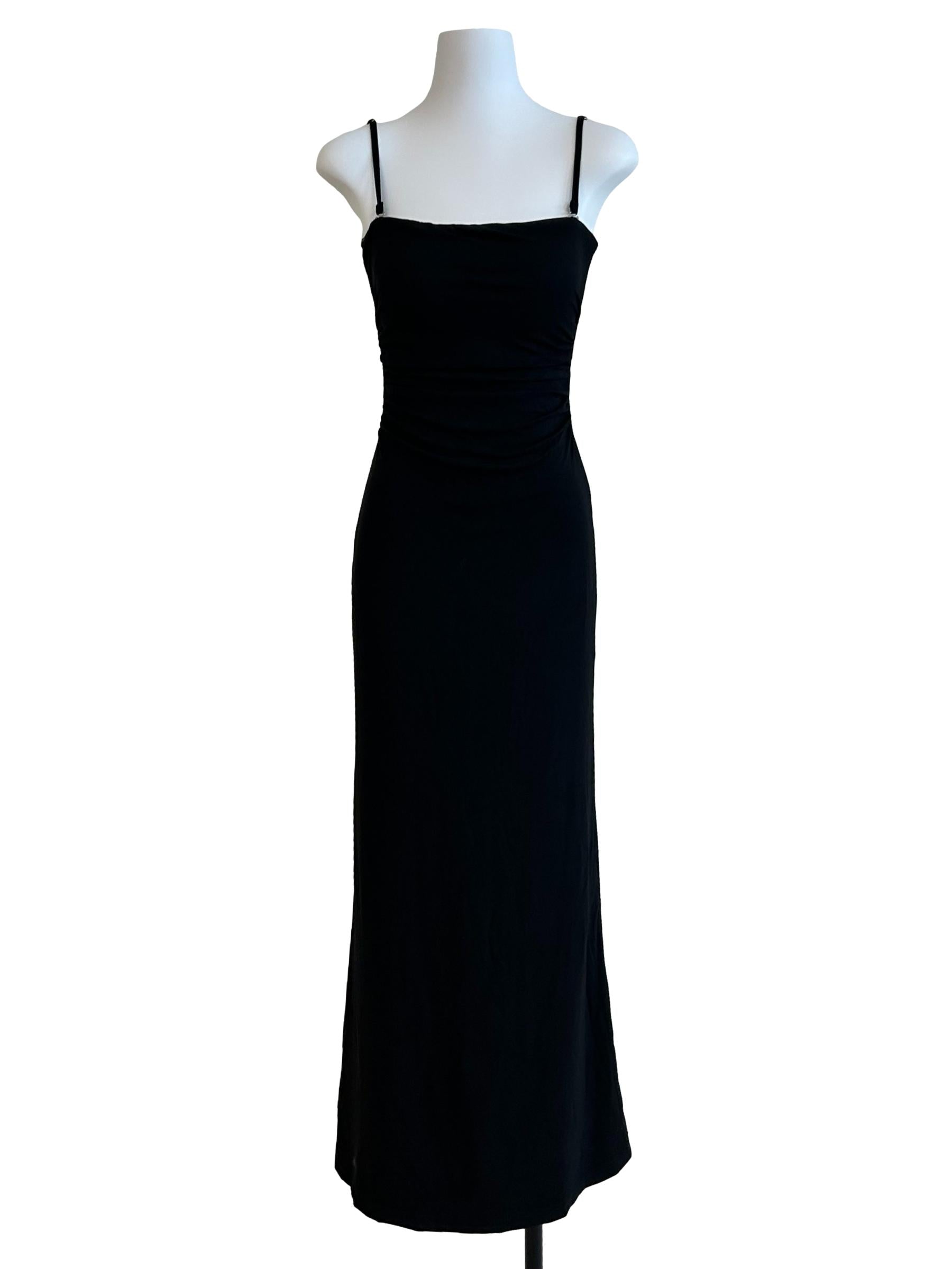 Jet Black Cami Dress