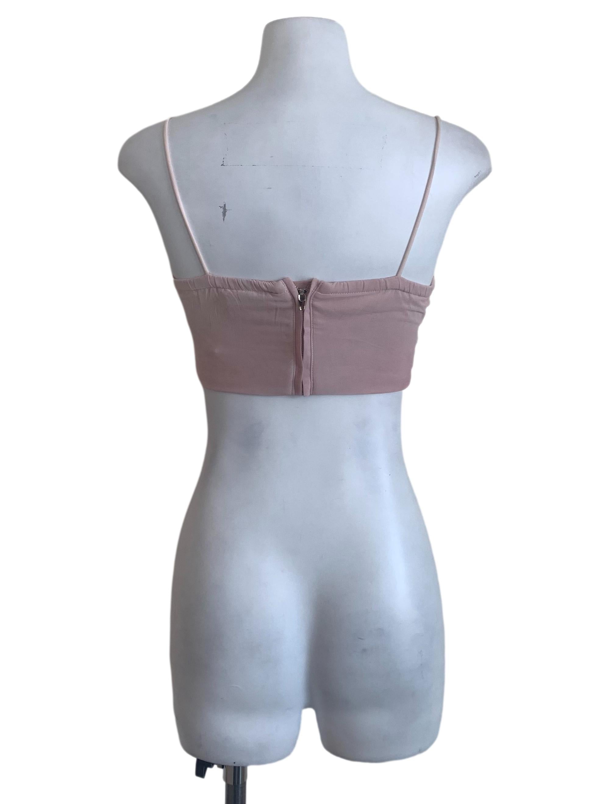 Rose Pink Spaghetti Strap Top