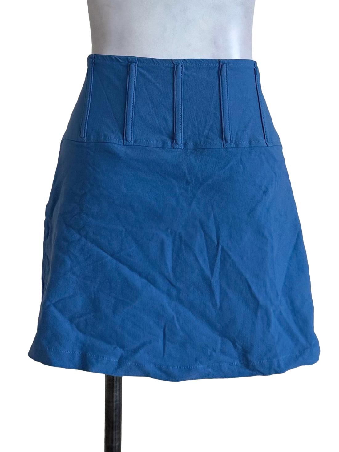 Sky Blue Mini Skirt