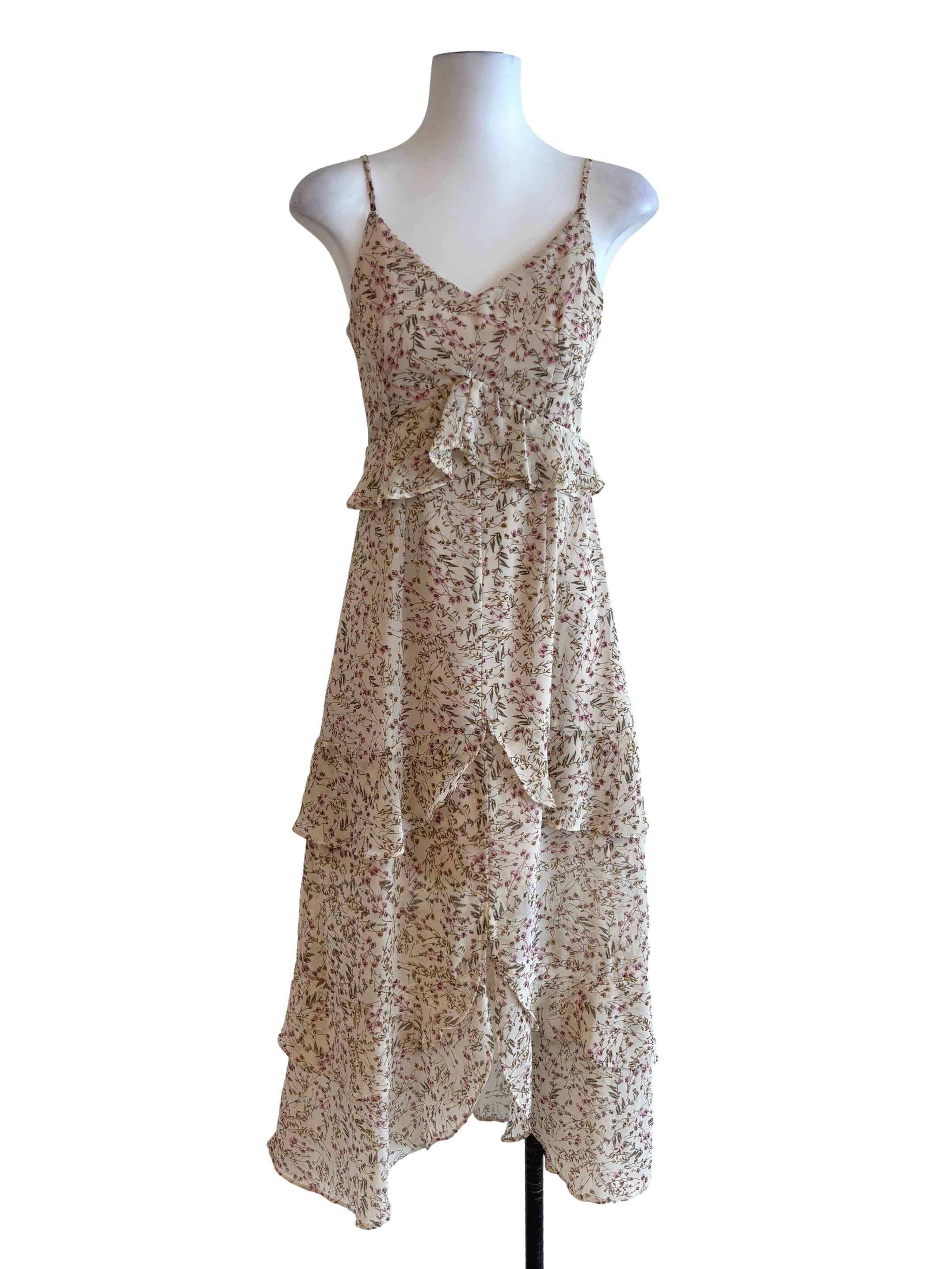 Merino Floral Tier Camisole Dress TEM