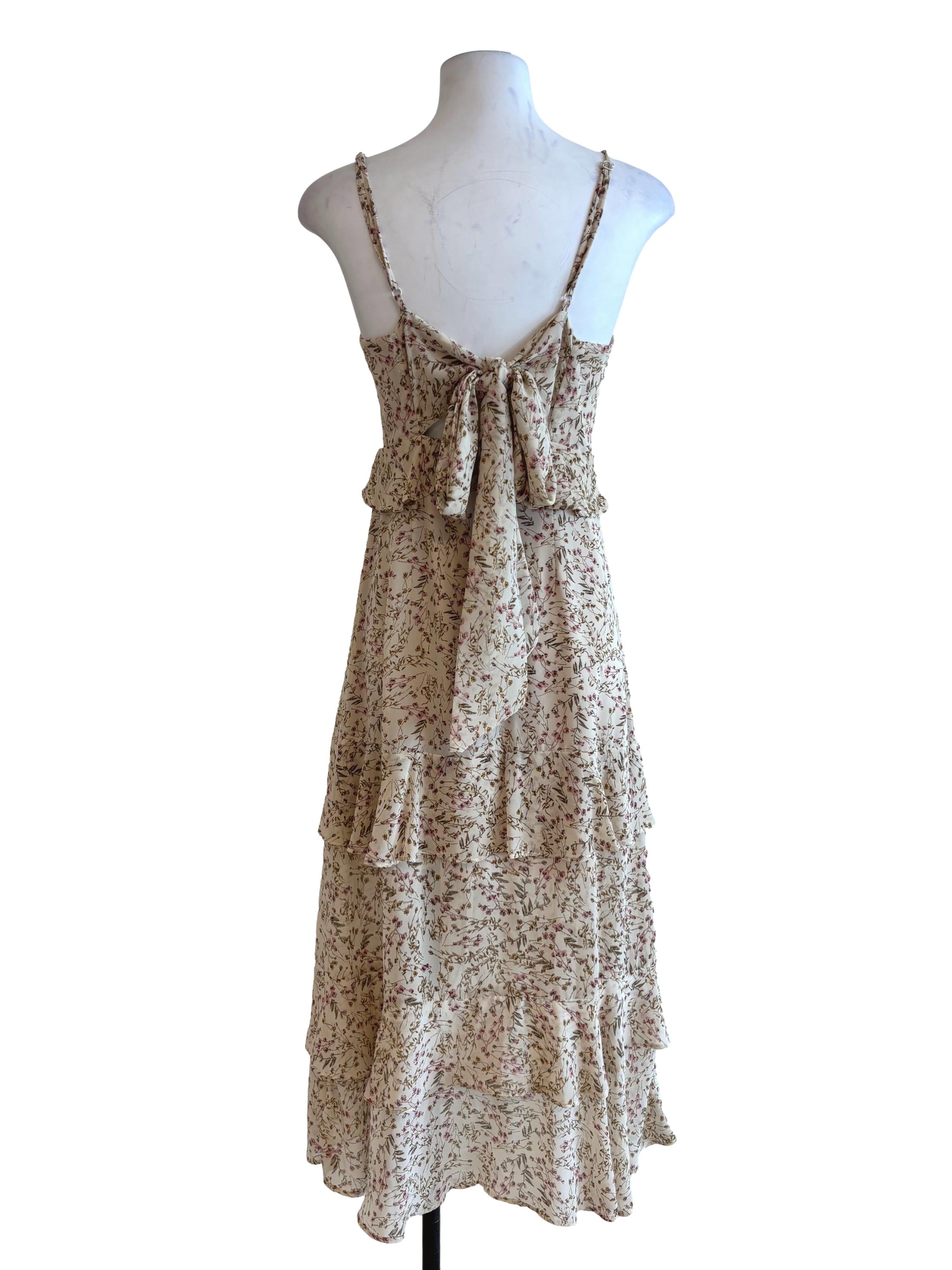 Merino Floral Tier Camisole Dress TEM