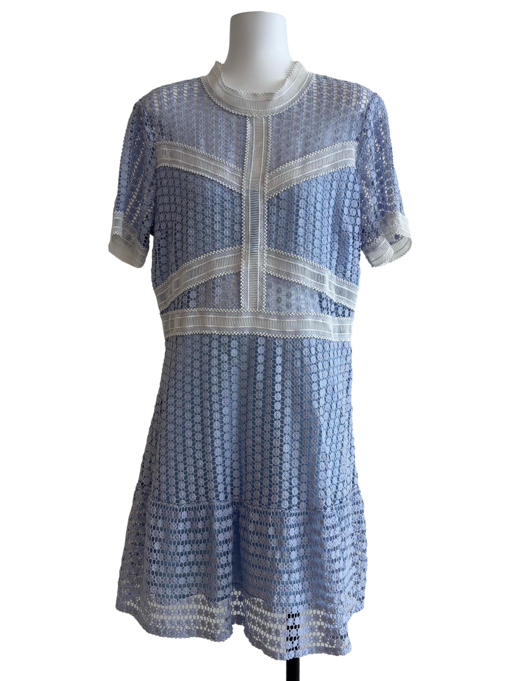 Baby Blue Lace Dress