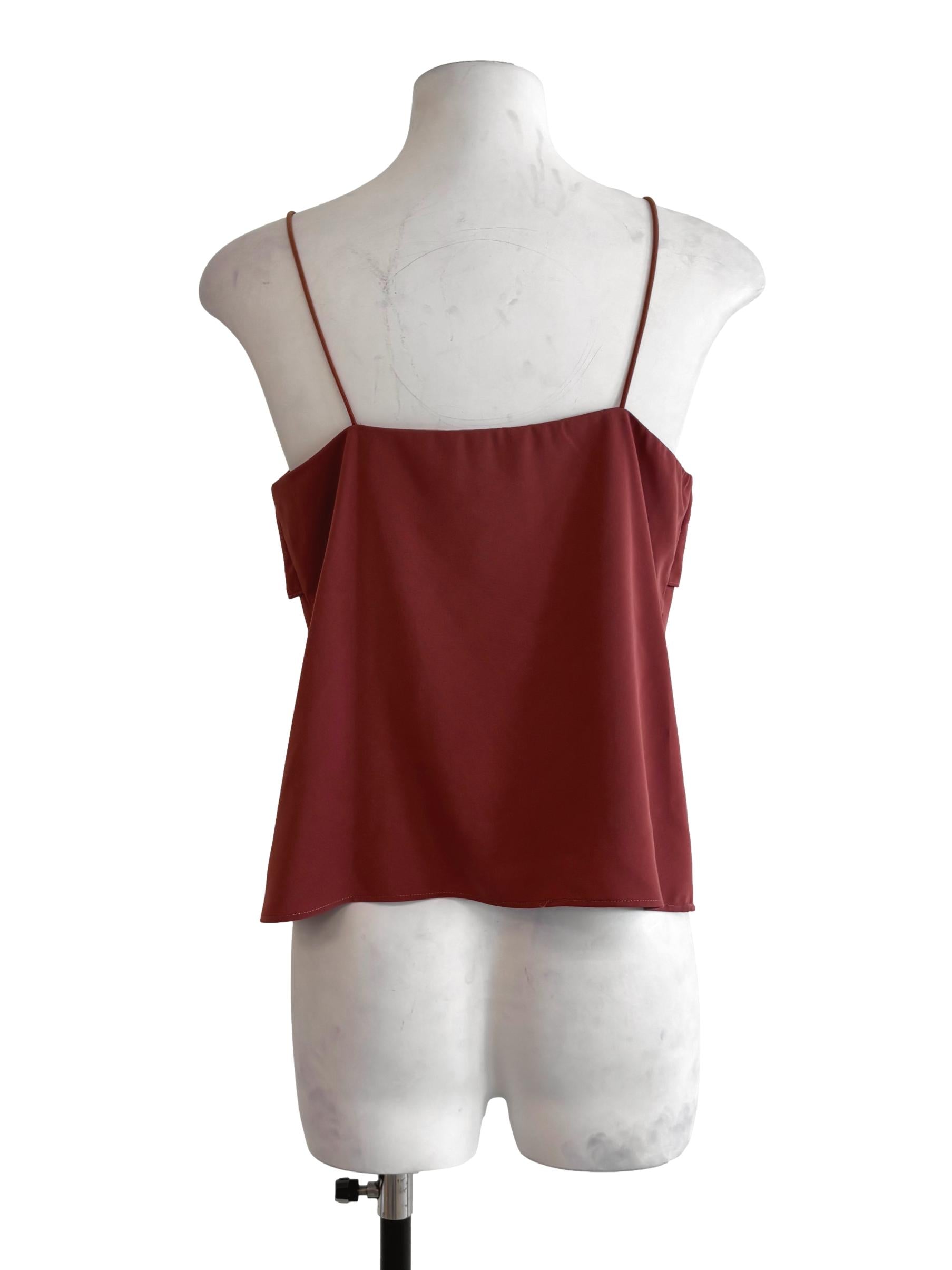 Terracotta Spaghetti Strap Top LB