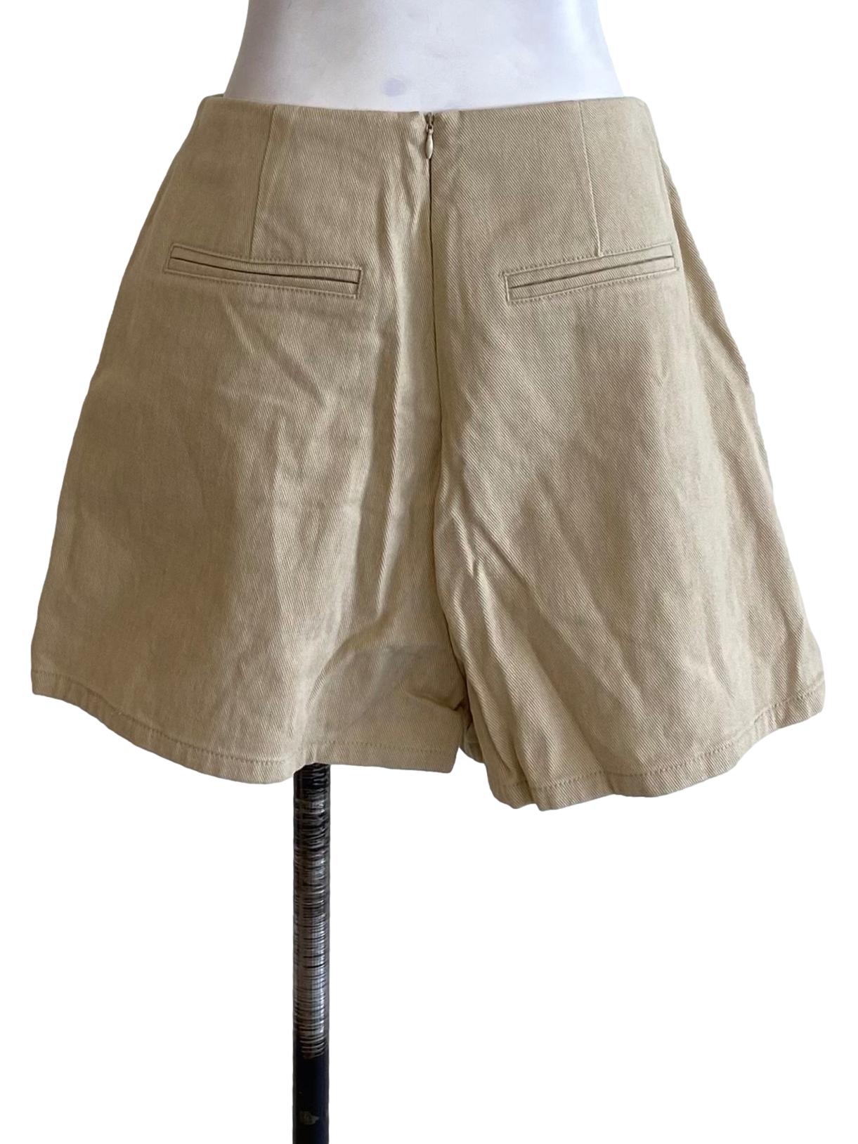 Dark Blonde Yellow Stretchy Twill Skorts