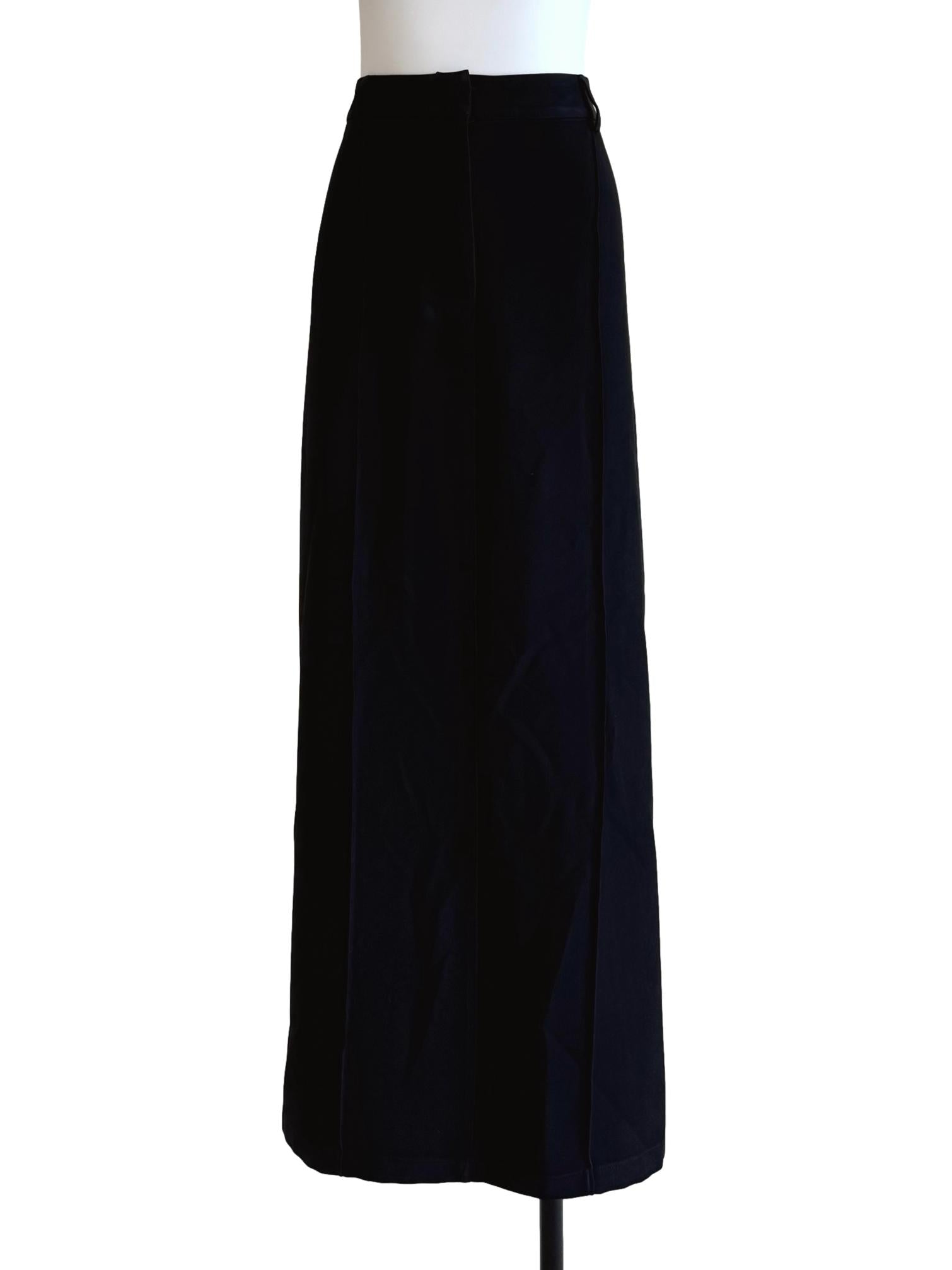 Shiny Black Formal Skirt TTR