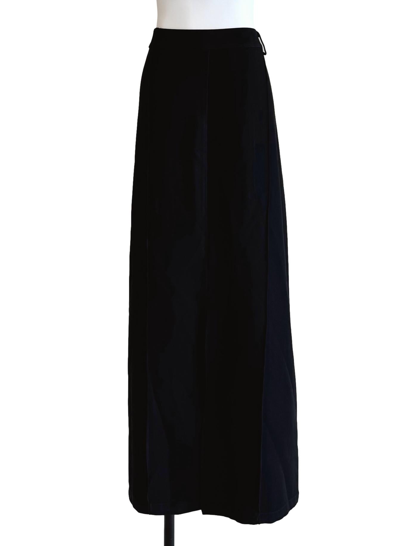 Shiny Black Formal Skirt TTR