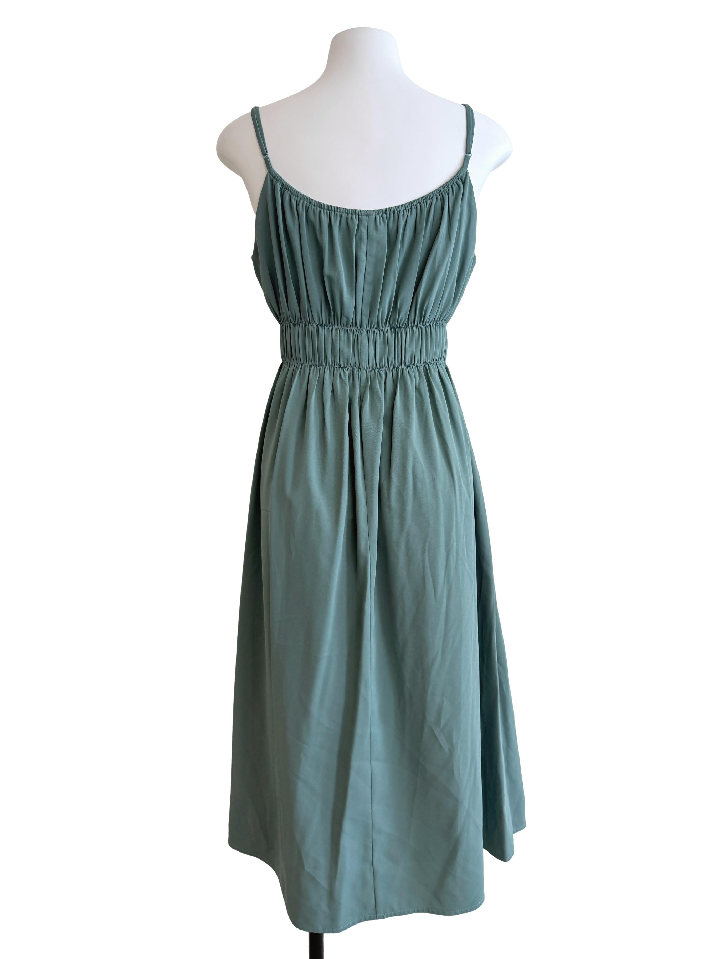 Sapphire Blue Babydoll Dress