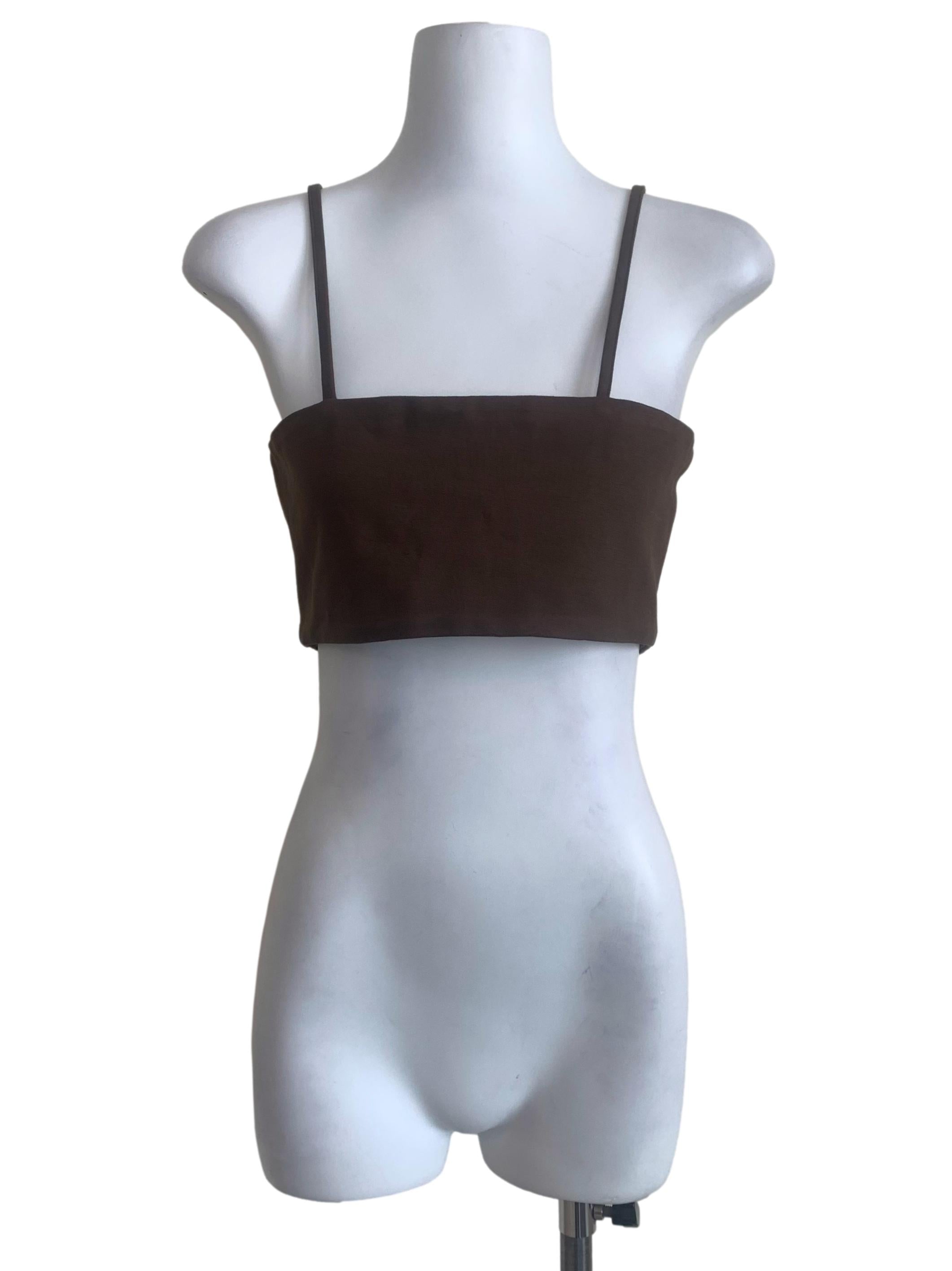 Army Green Crop Top YHF