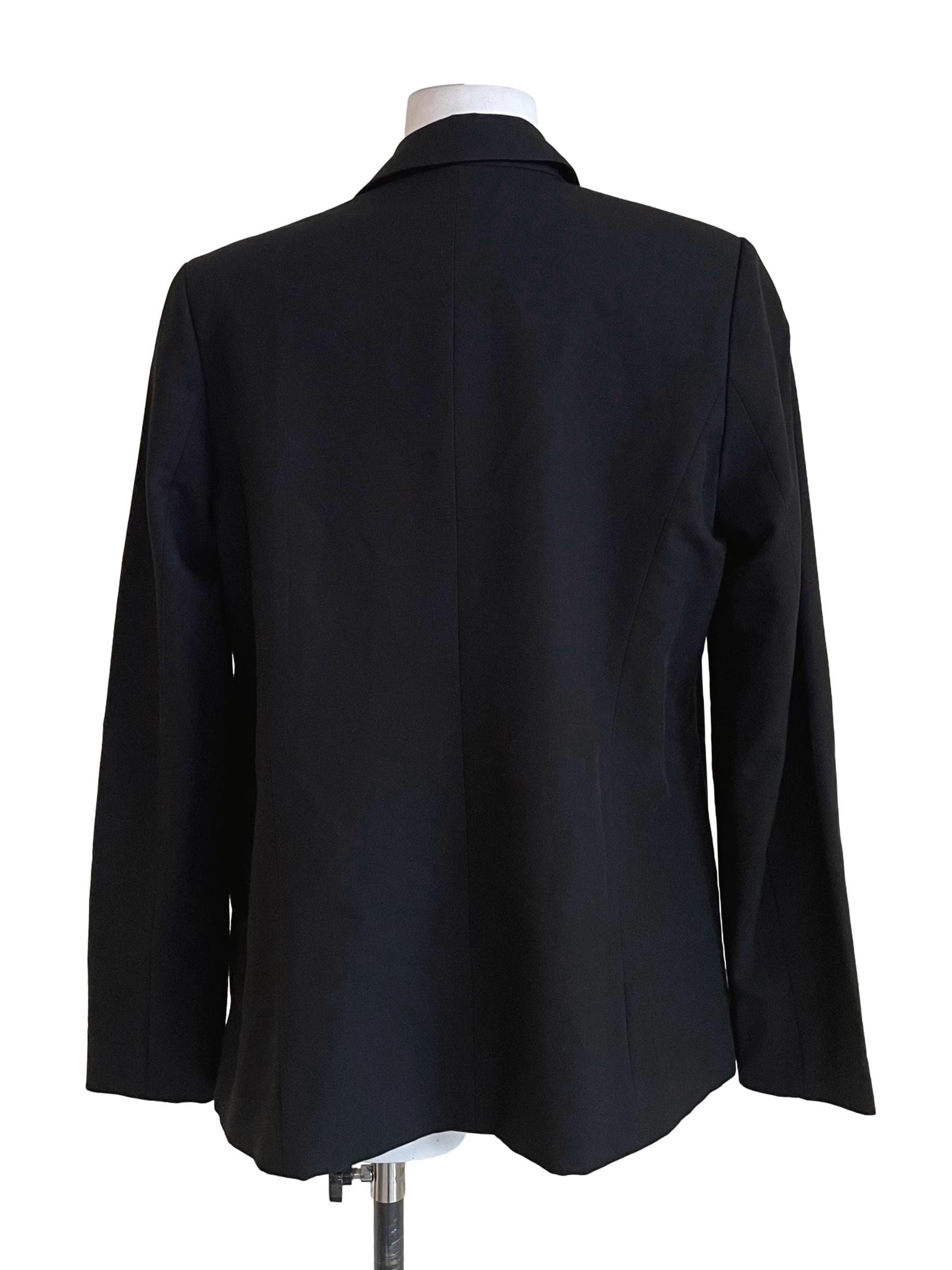 Black Wrap Blazer