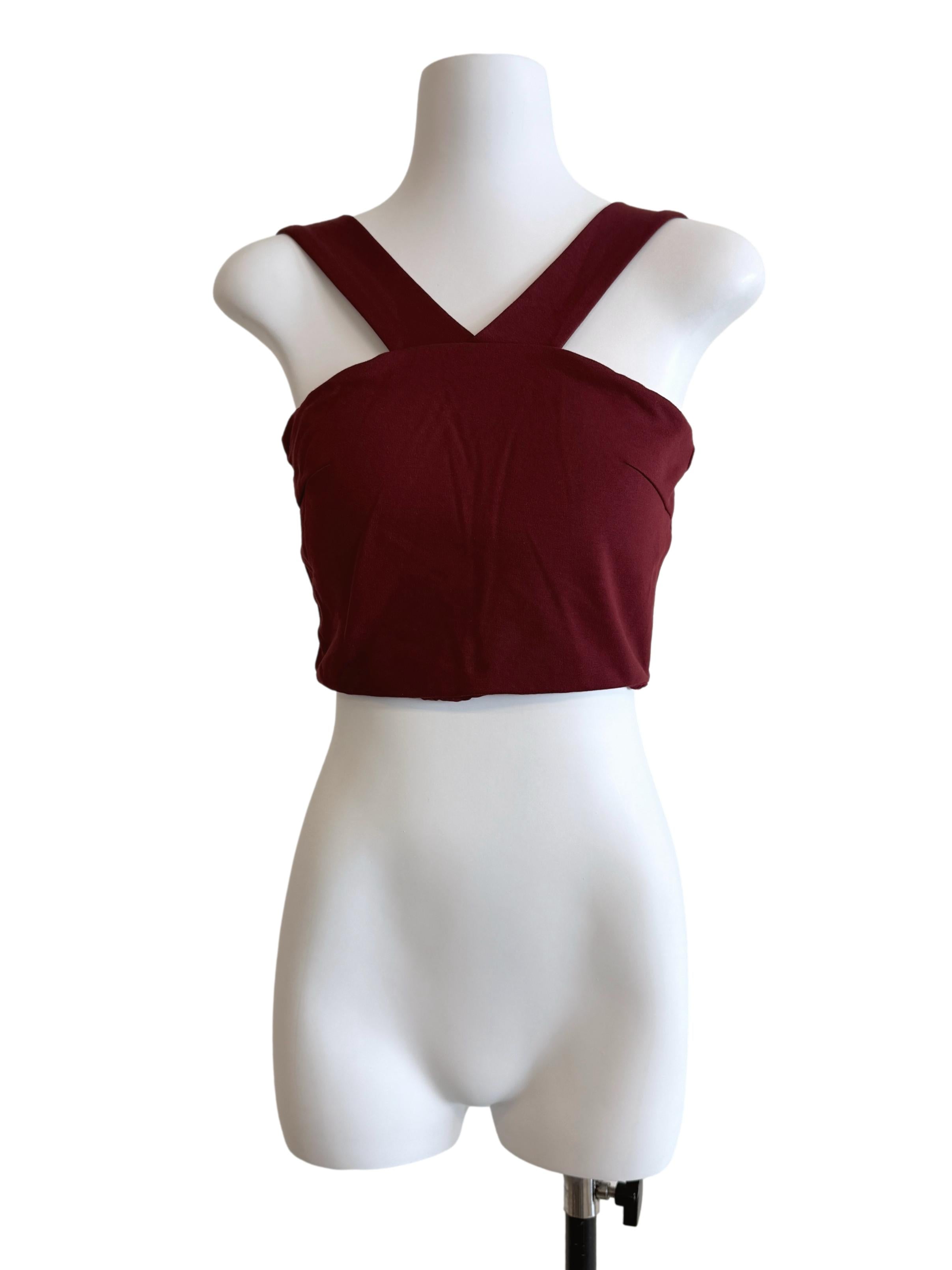 Ruby Red Crop Top