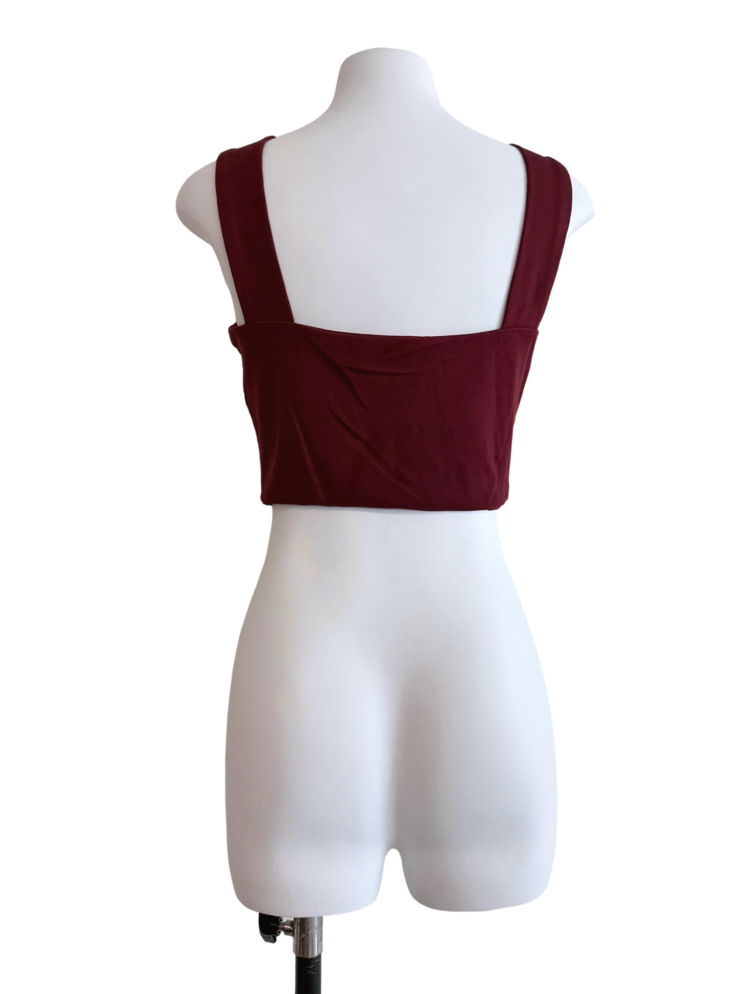 Ruby Red Crop Top