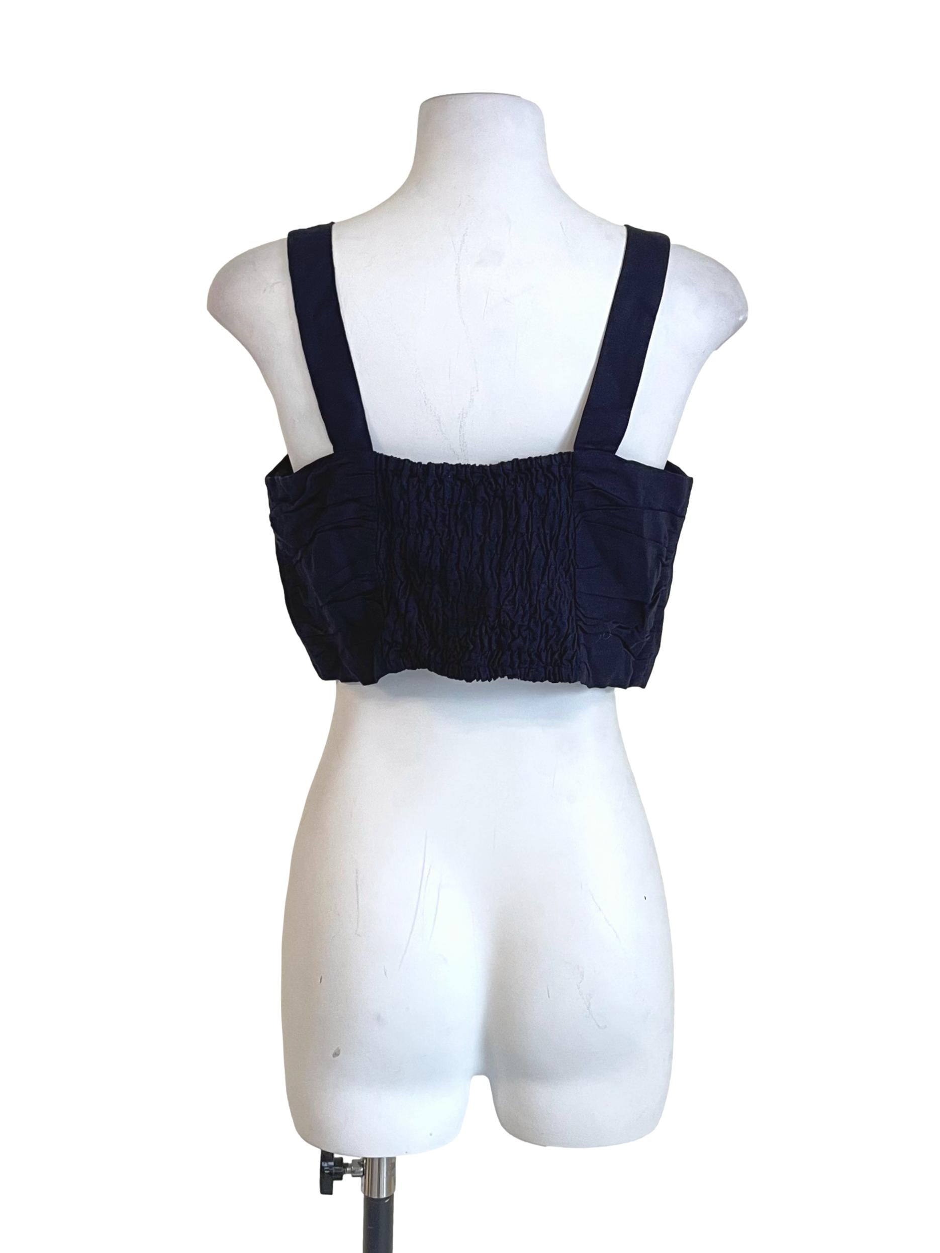 Navy Thick Straps Tube Top LB