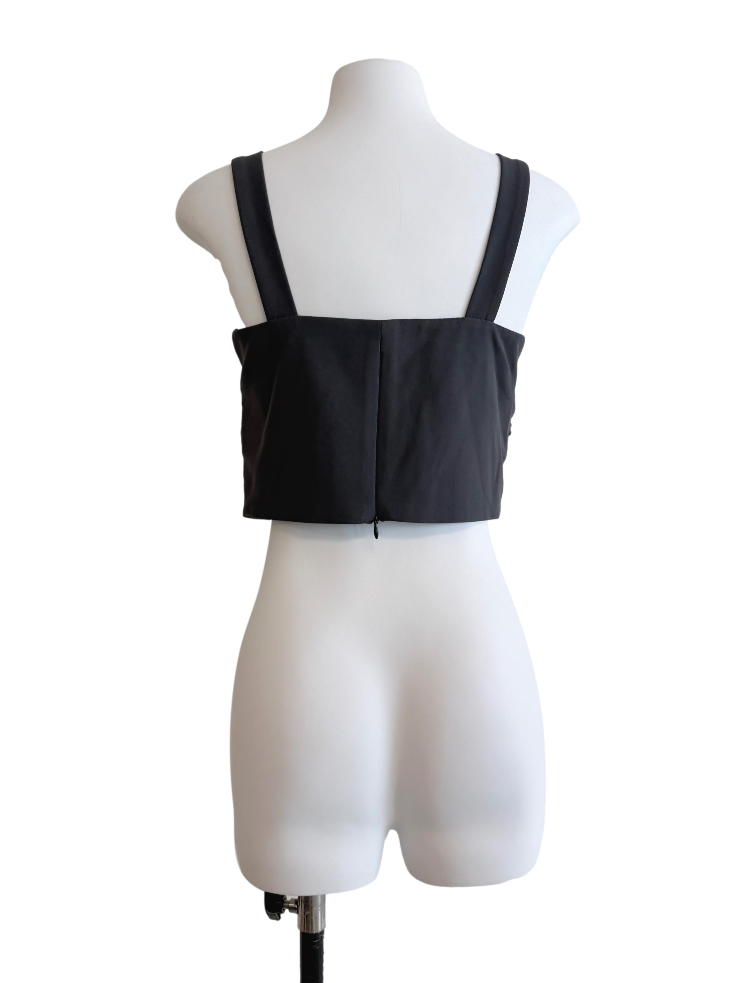 Smoke Grey Sweetheart Neckline Top