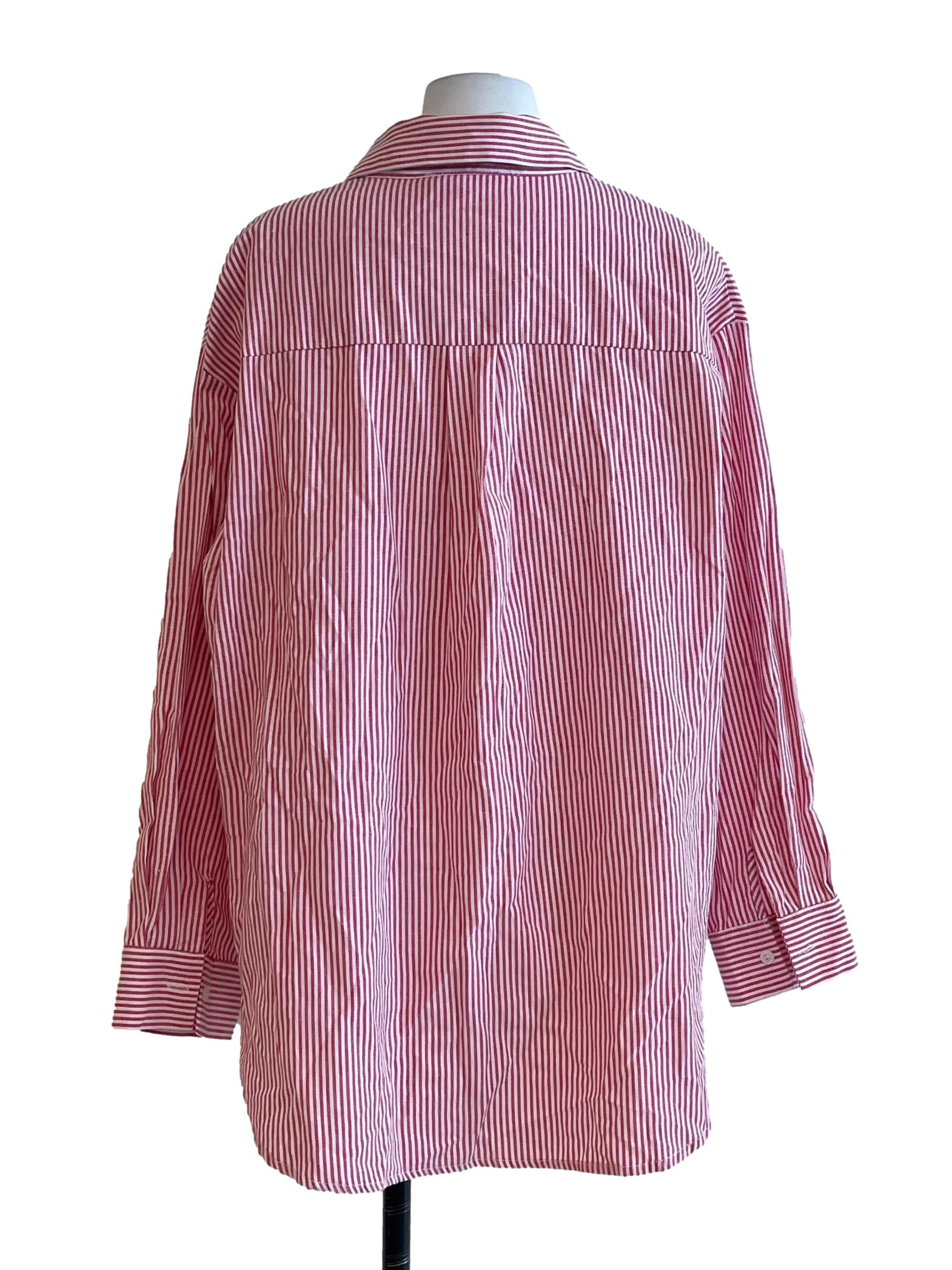 Rose Pink Long Sleeve Blouse GA