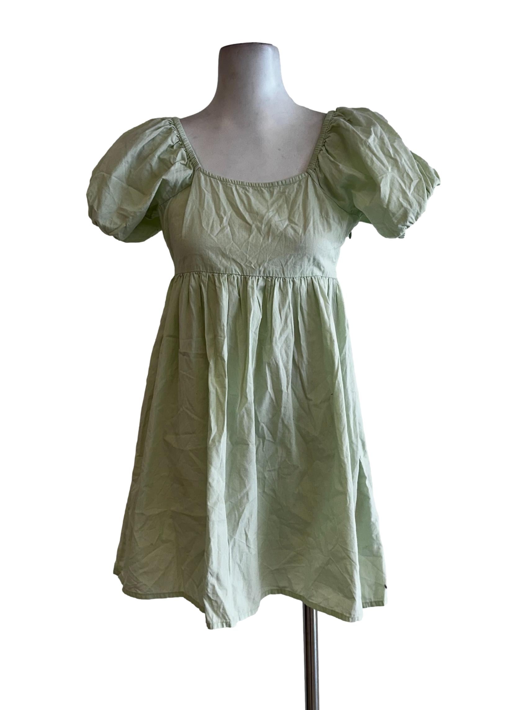 Lime Green Mini Dress