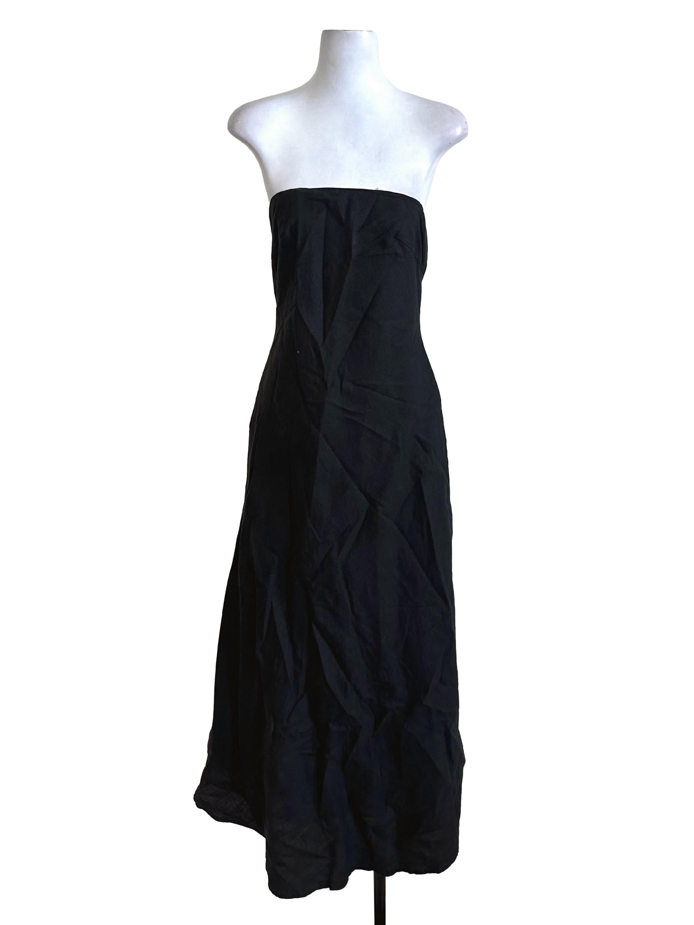 Black Strapless Dress