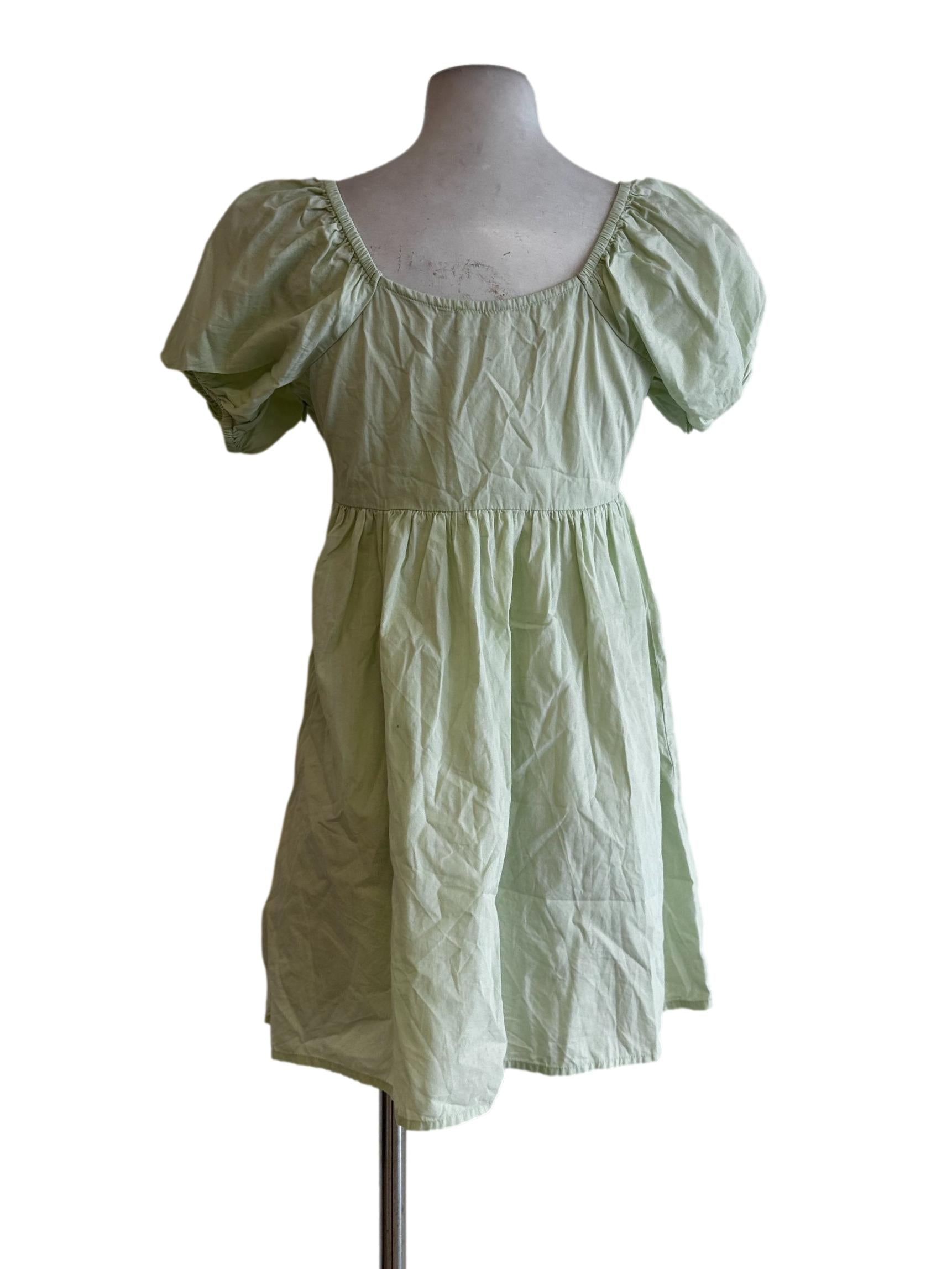 Lime Green Mini Dress