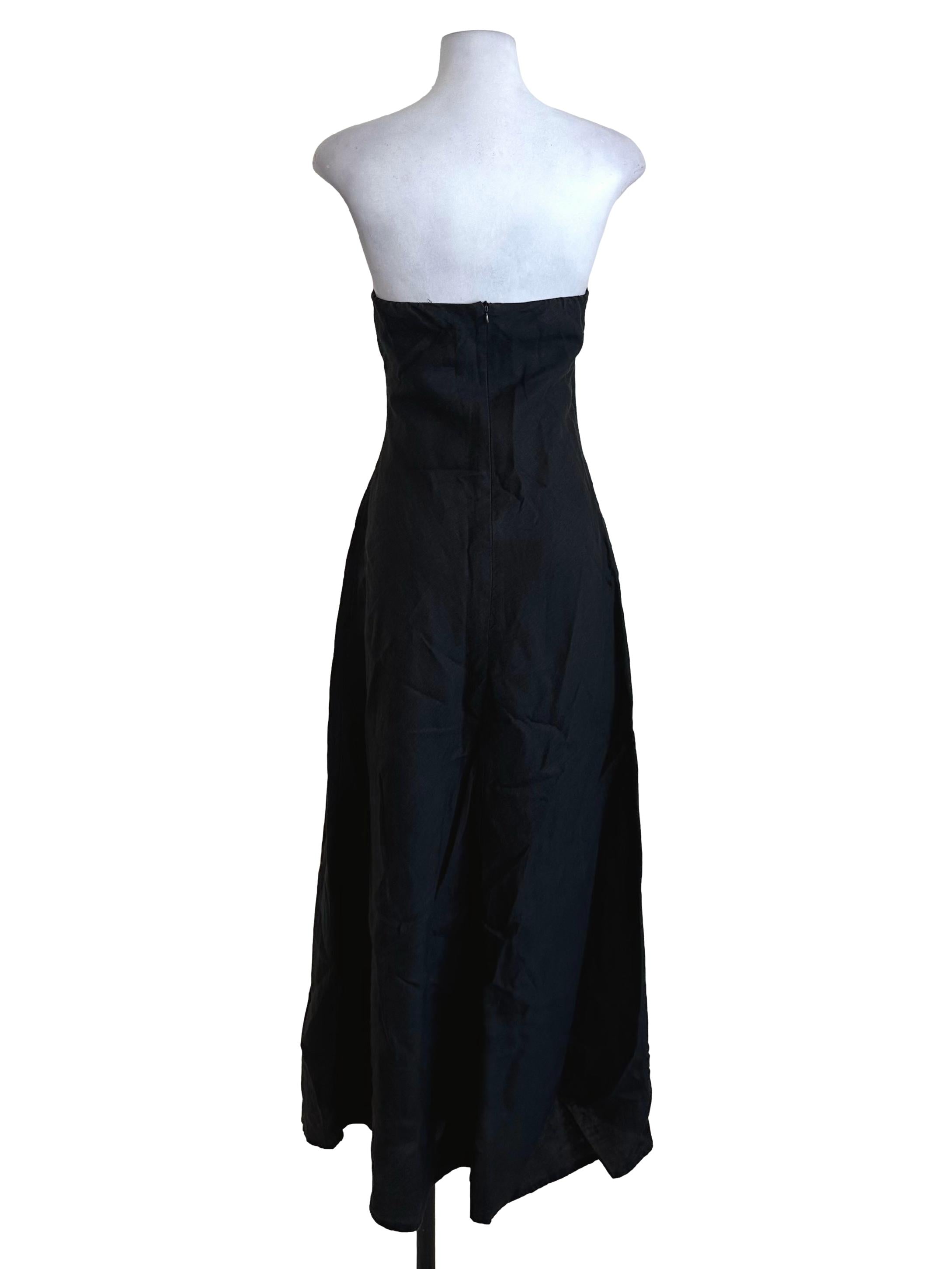 Black Strapless Dress