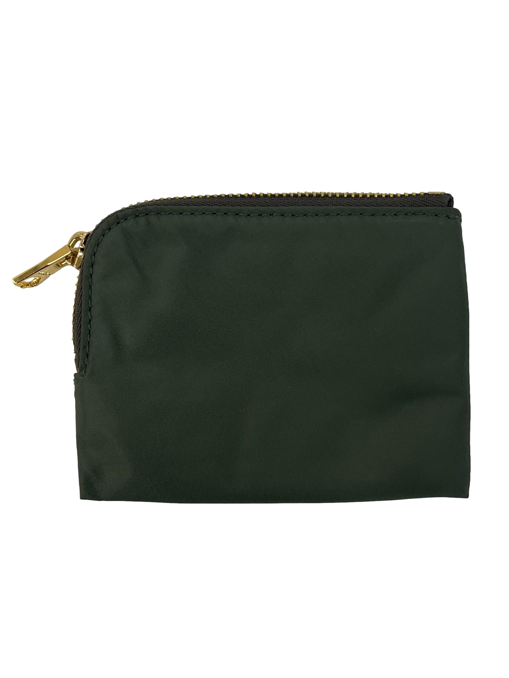 Sage Nylon Coin Purse