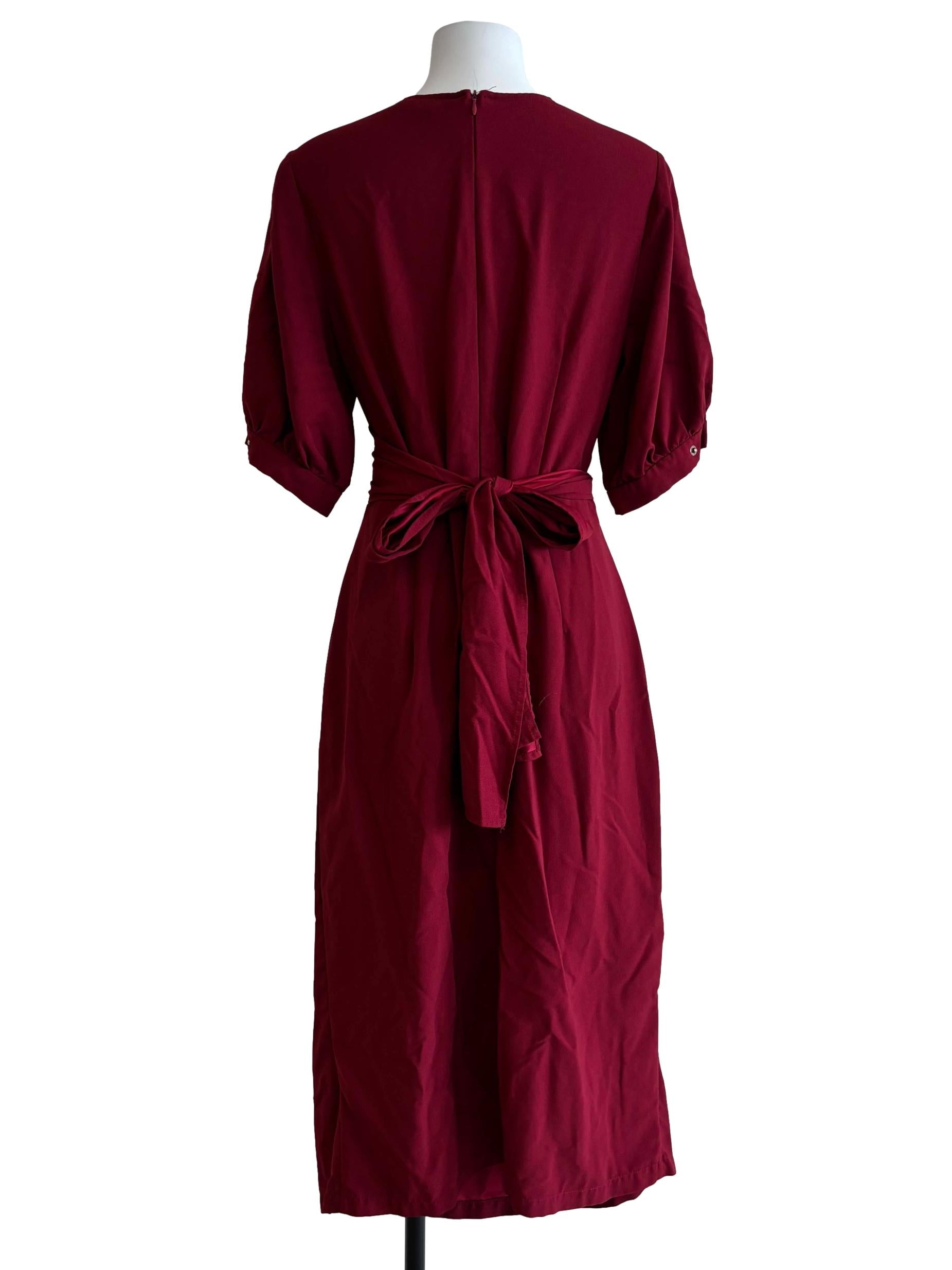 Ruby Red Maxi Wrap Dress