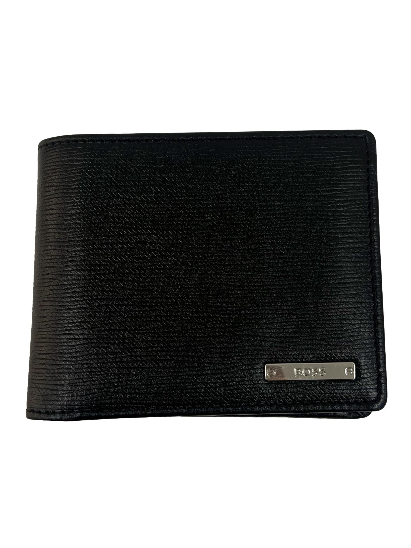Black Bi-Fold Leather Wallet