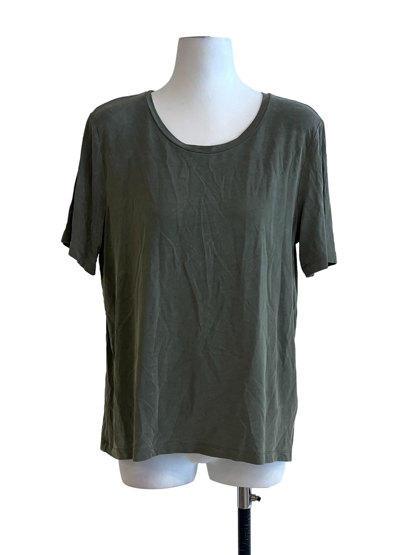 Seaweed Green Short Sleeve Top