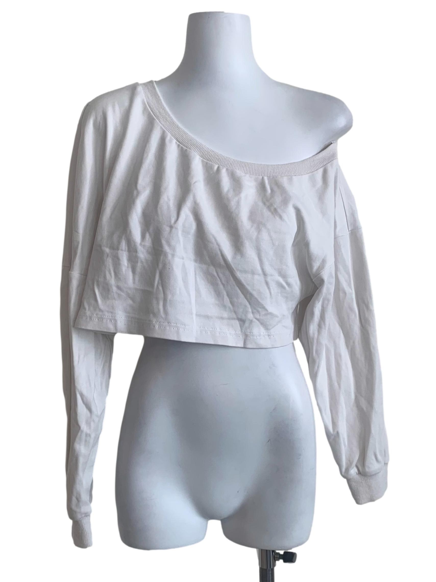 Cotton White Off Shoulder Top