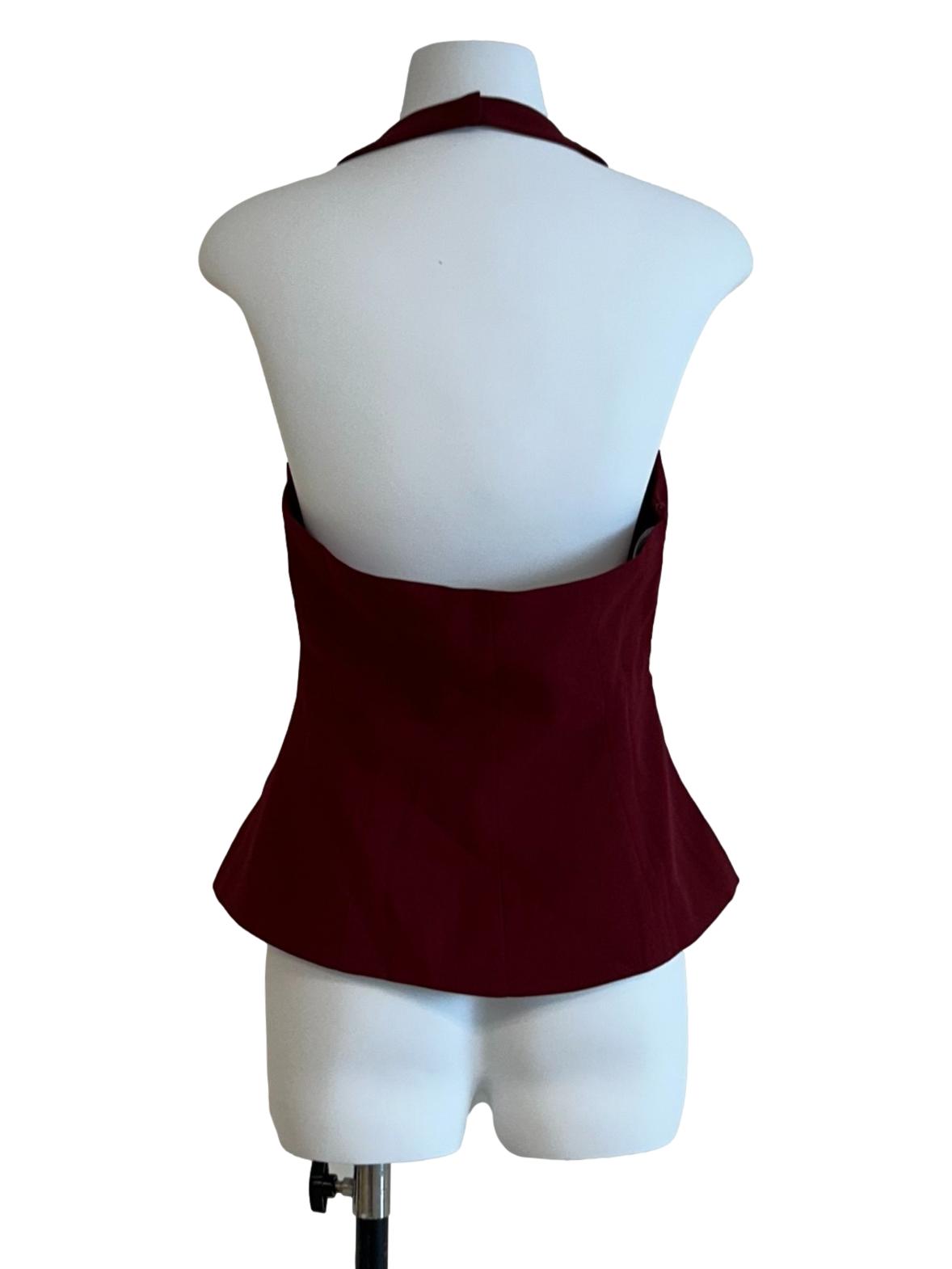 Blood Red Harley Halter Top