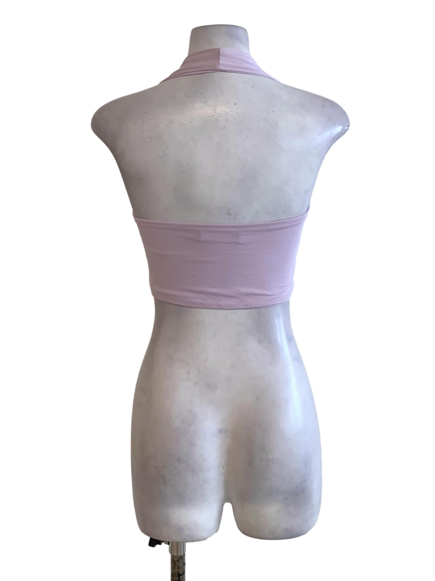 Lilac Purple Halter Tank Top