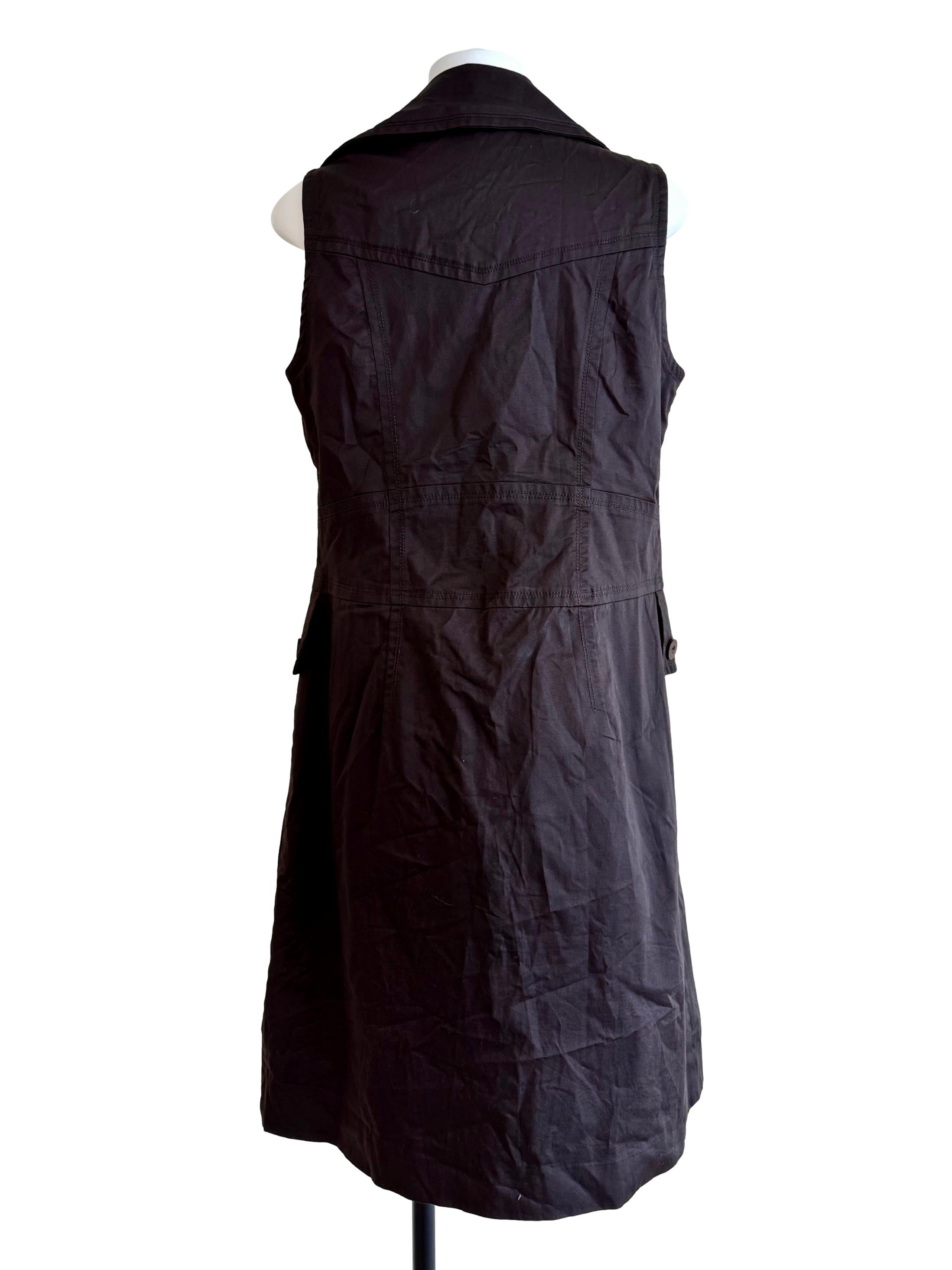 Deep Copper Collar Dress