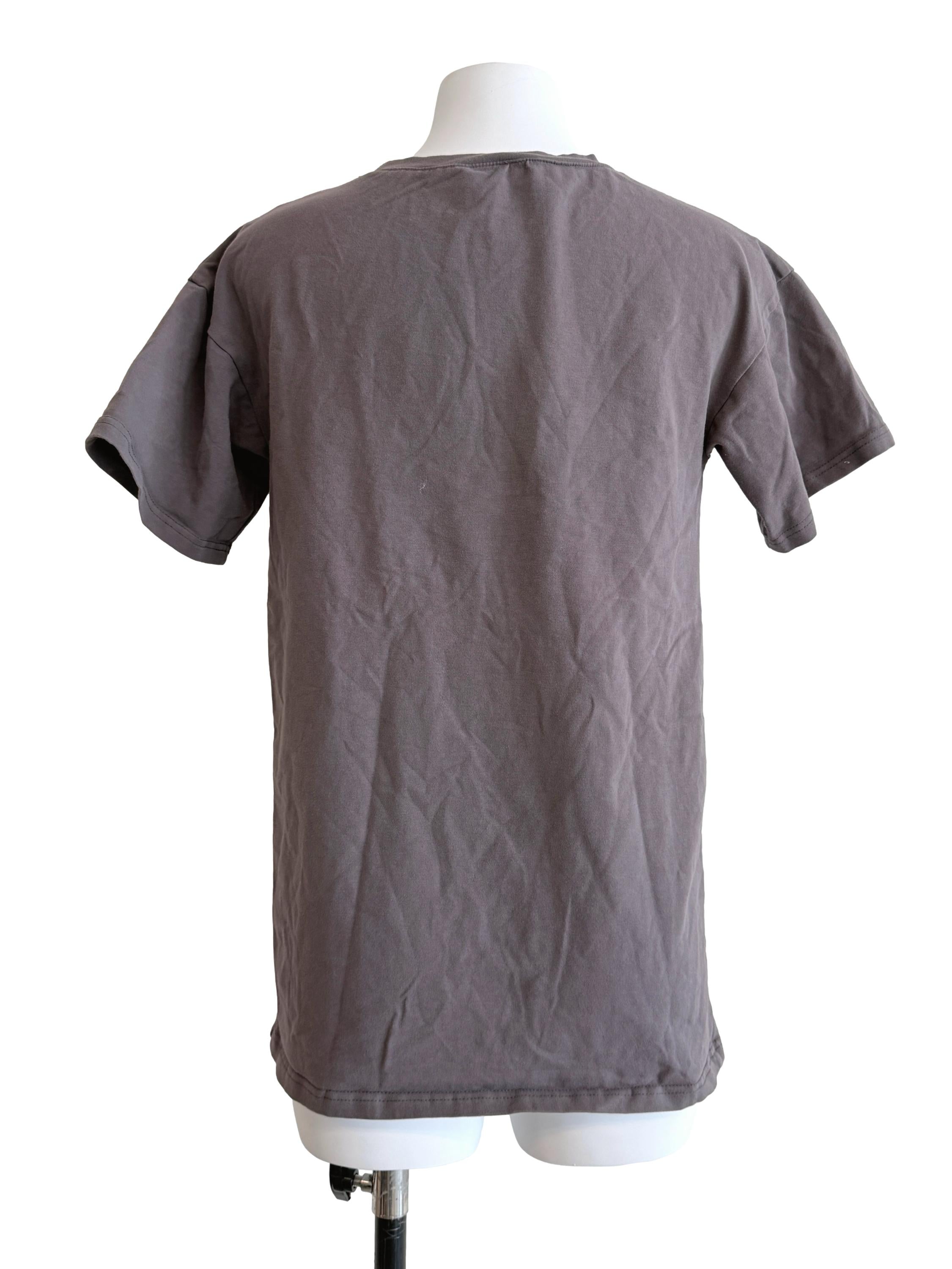 Smoke Grey Short Sleeves Shirt