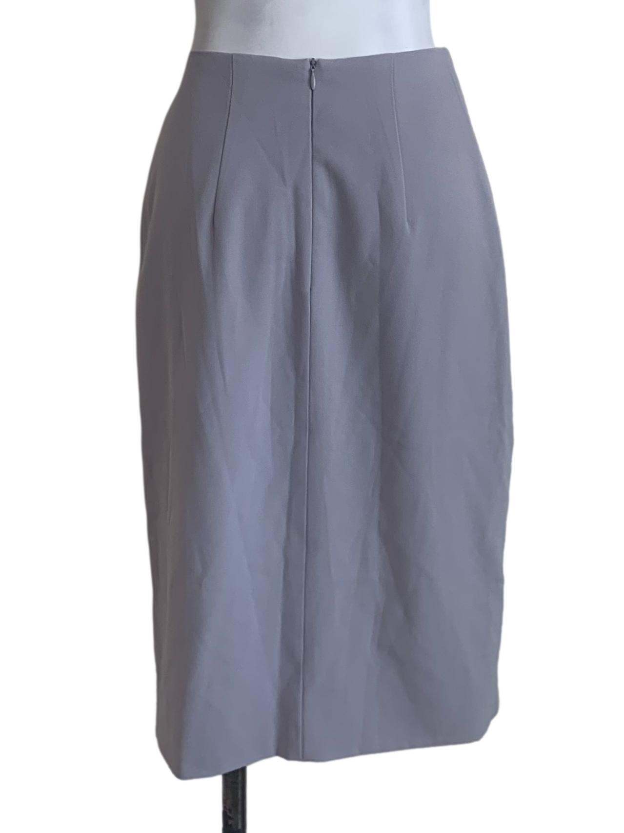 Heather Purple Sheath Skirt LB