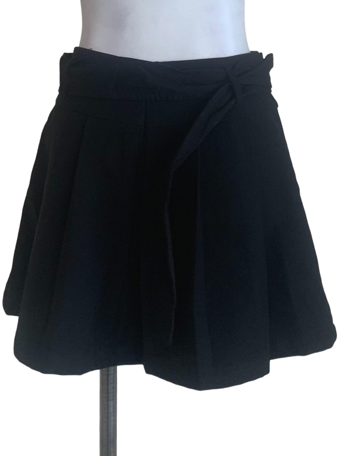 Oil Black Box Pleated Skirt