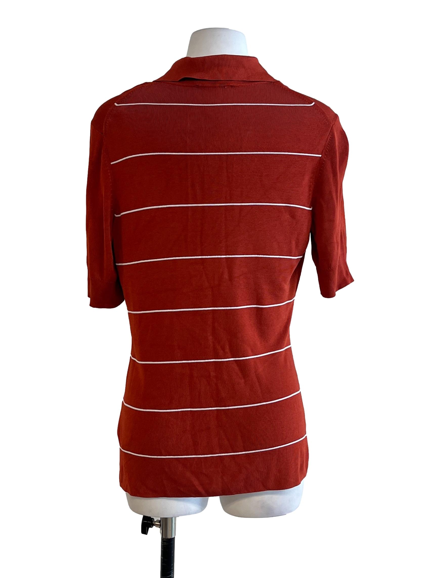 Brick Orange Polo Shirt